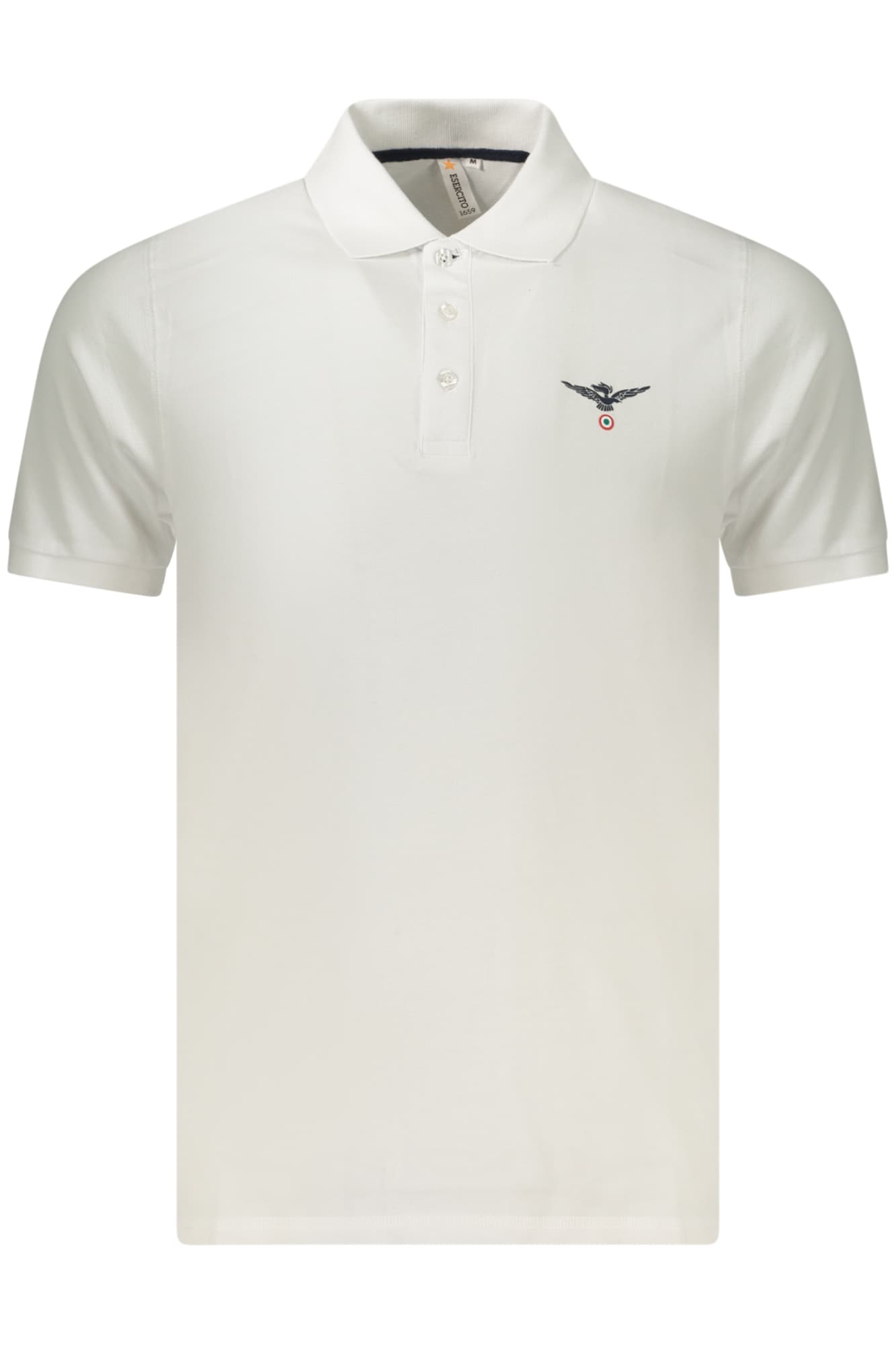 ACCADEMIA MILITARE POLO MANICHE CORTE UOMO BIANCO