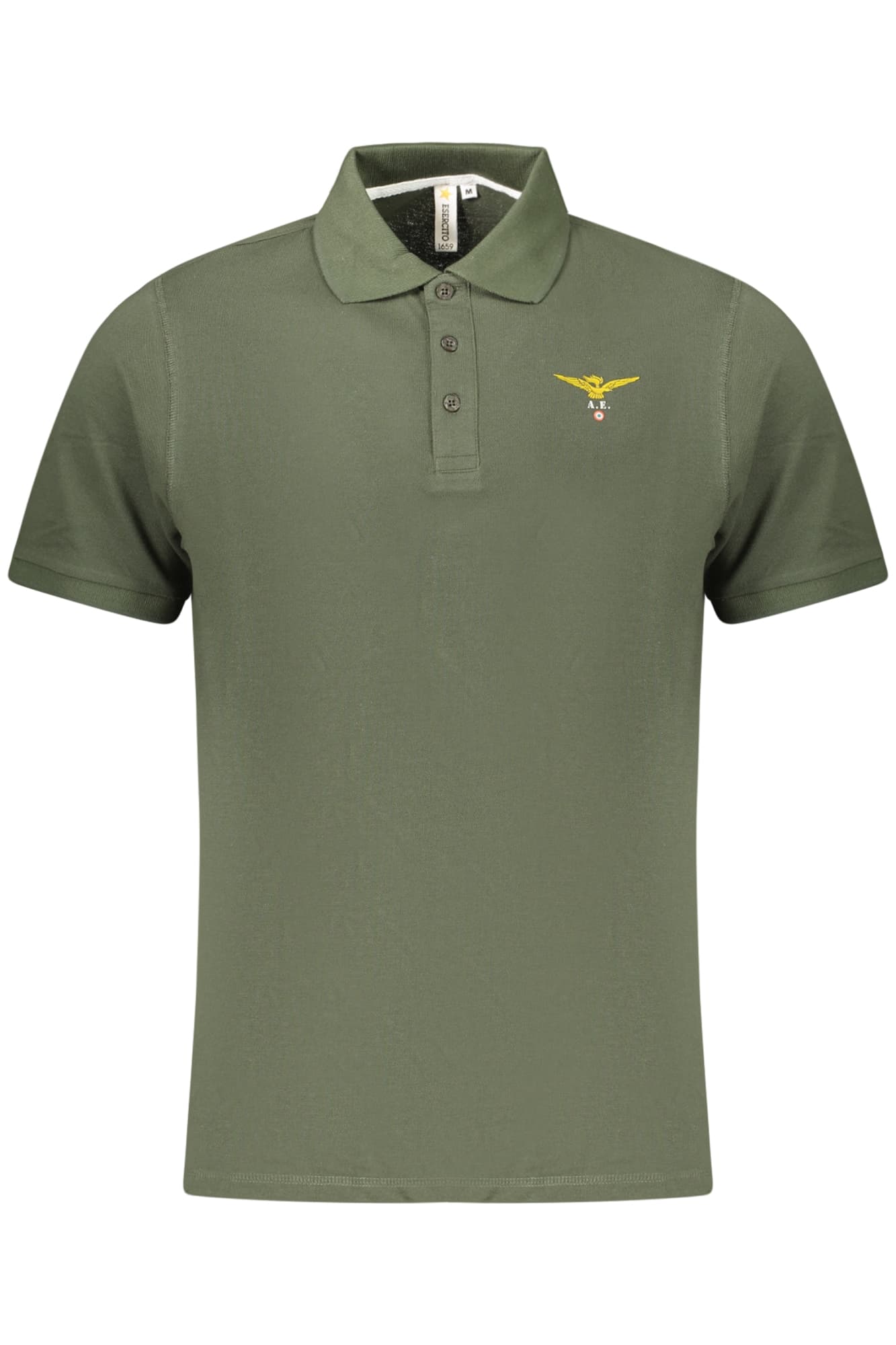 ACCADEMIA MILITARE POLO MANICHE CORTE UOMO VERDE