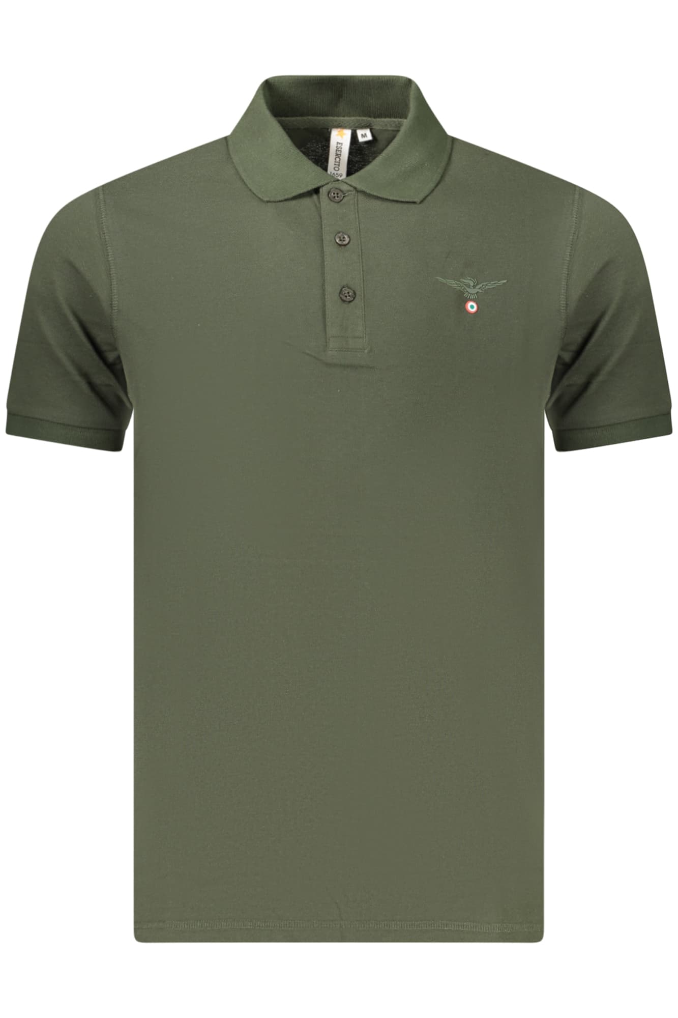ACCADEMIA MILITARE POLO MANICHE CORTE UOMO VERDE