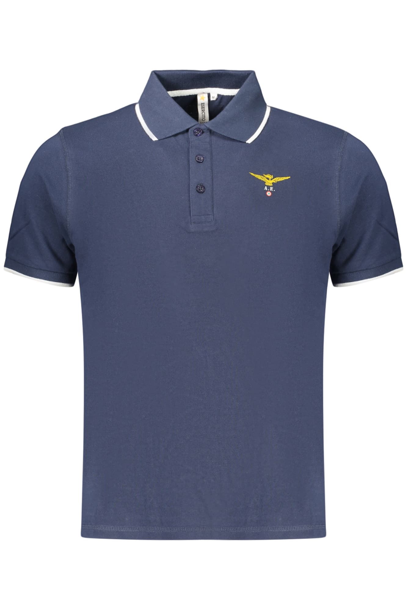 ACCADEMIA MILITARE POLO MANICHE CORTE UOMO BLU