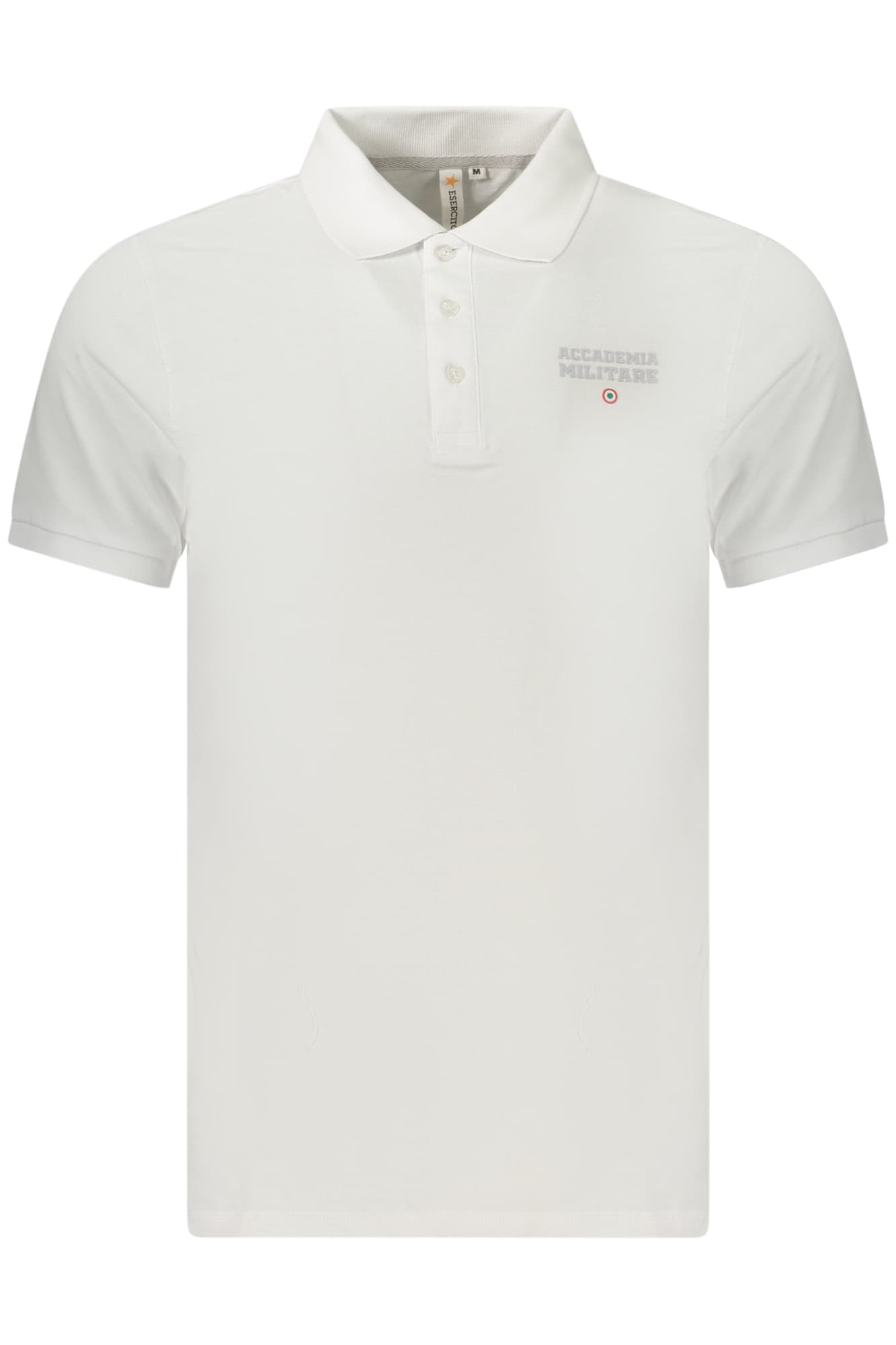 ACCADEMIA MILITARE POLO MANICHE CORTE UOMO BIANCO