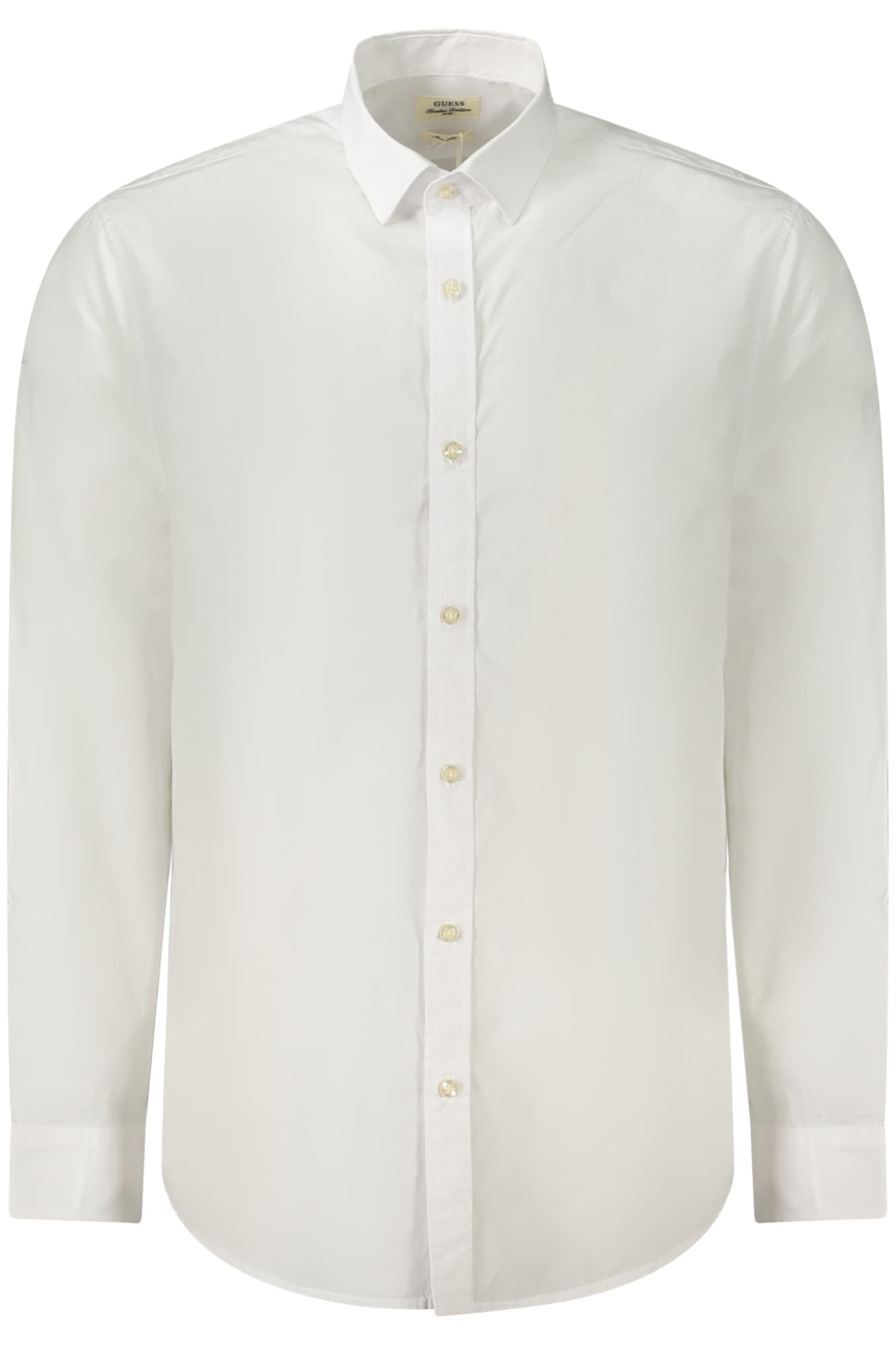 GUESS JEANS CAMICIA MANICHE LUNGHE UOMO BIANCO