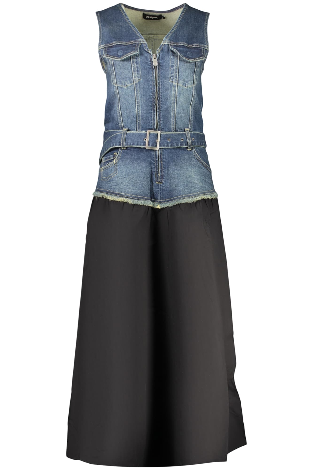 DESIGUAL ABITO LUNGO DONNA NERO