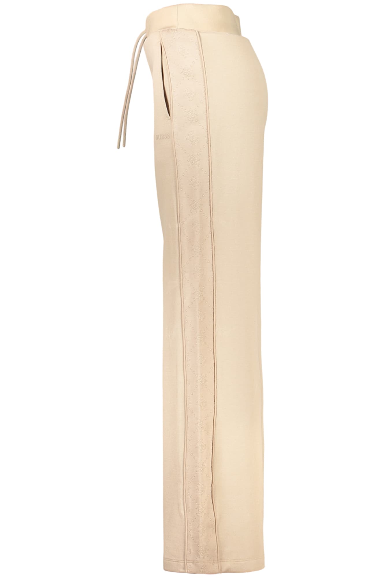 GUESS JEANS PANTALONE TUTA LUNGO DONNA BEIGE - Miniatura 3