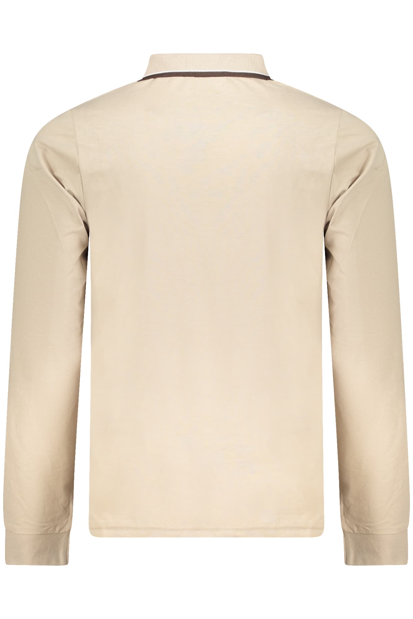 NORWAY 1963 POLO MANICHE LUNGHE UOMO BEIGE - Miniatura 2