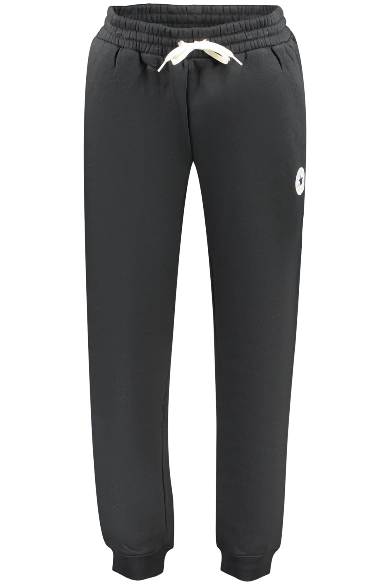 CONVERSE PANTALONE TUTA LUNGO UOMO NERO