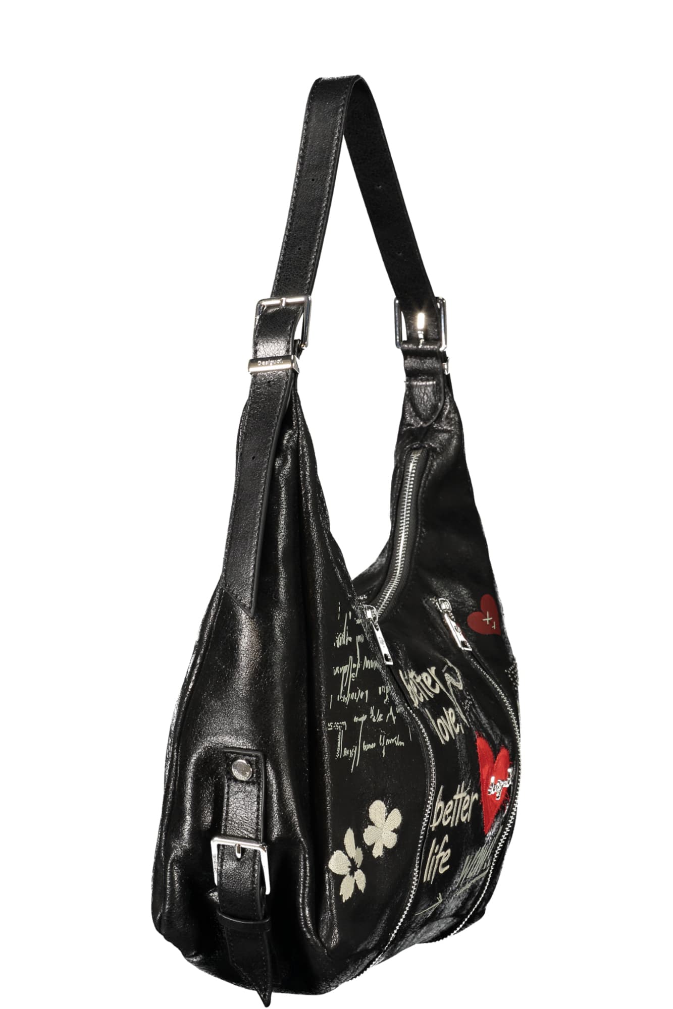 DESIGUAL BORSA DONNA NERO - Miniatura 3