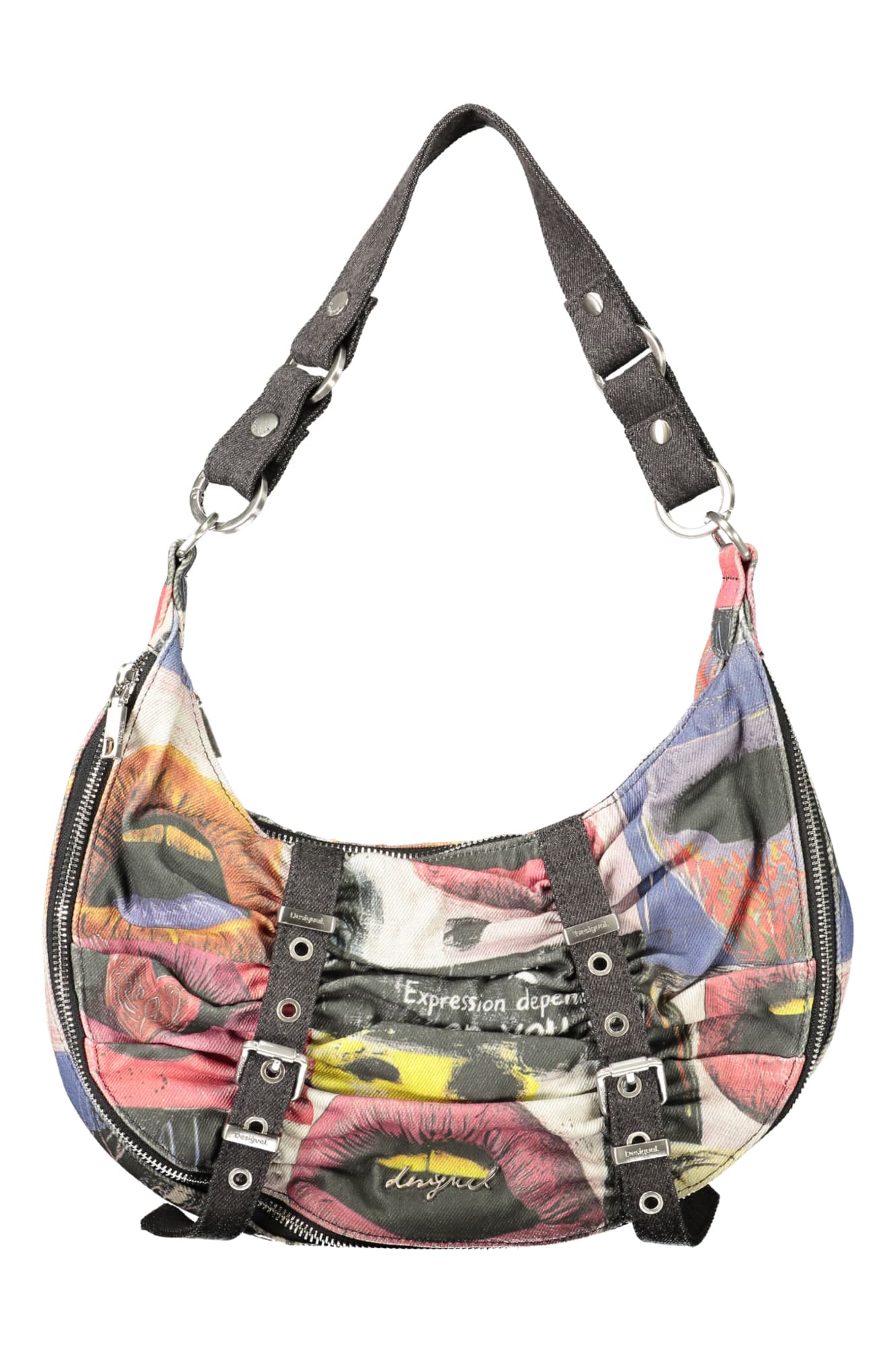 DESIGUAL BORSA DONNA NERO