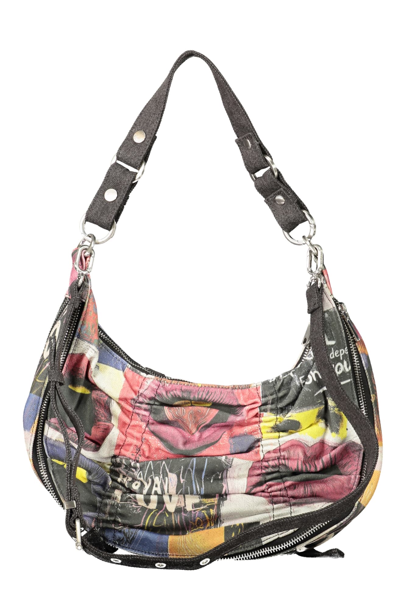 DESIGUAL BORSA DONNA NERO - Miniatura 2