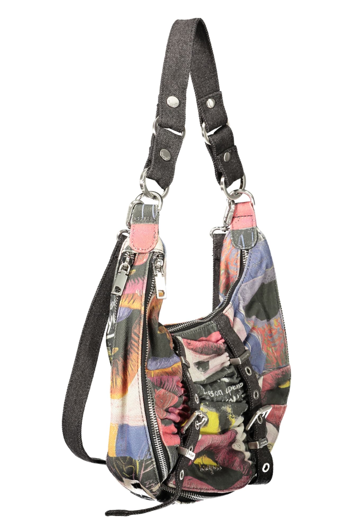 DESIGUAL BORSA DONNA NERO - Miniatura 3