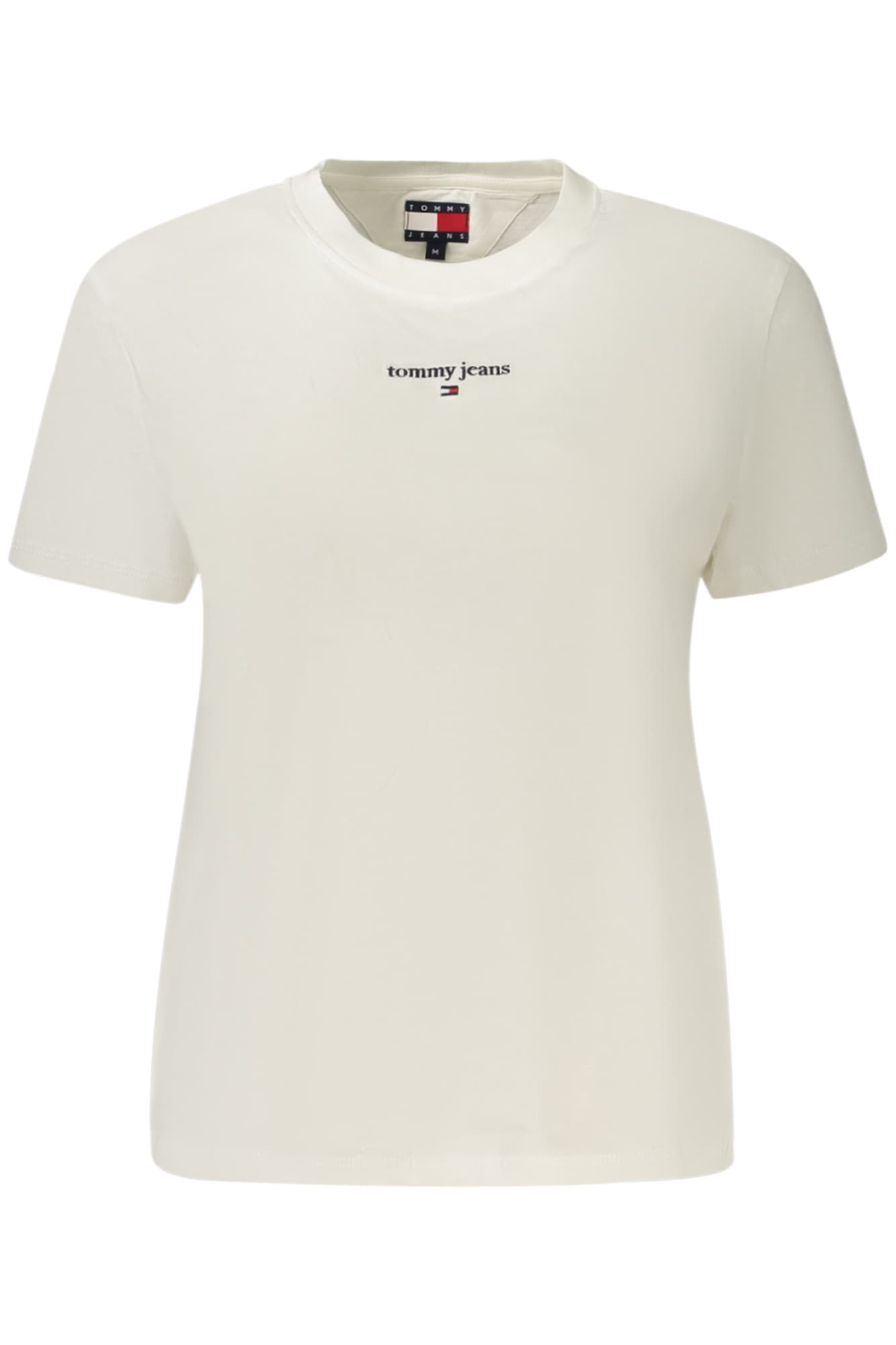 TOMMY HILFIGER T-SHIRT MANICHE CORTE DONNA BIANCO