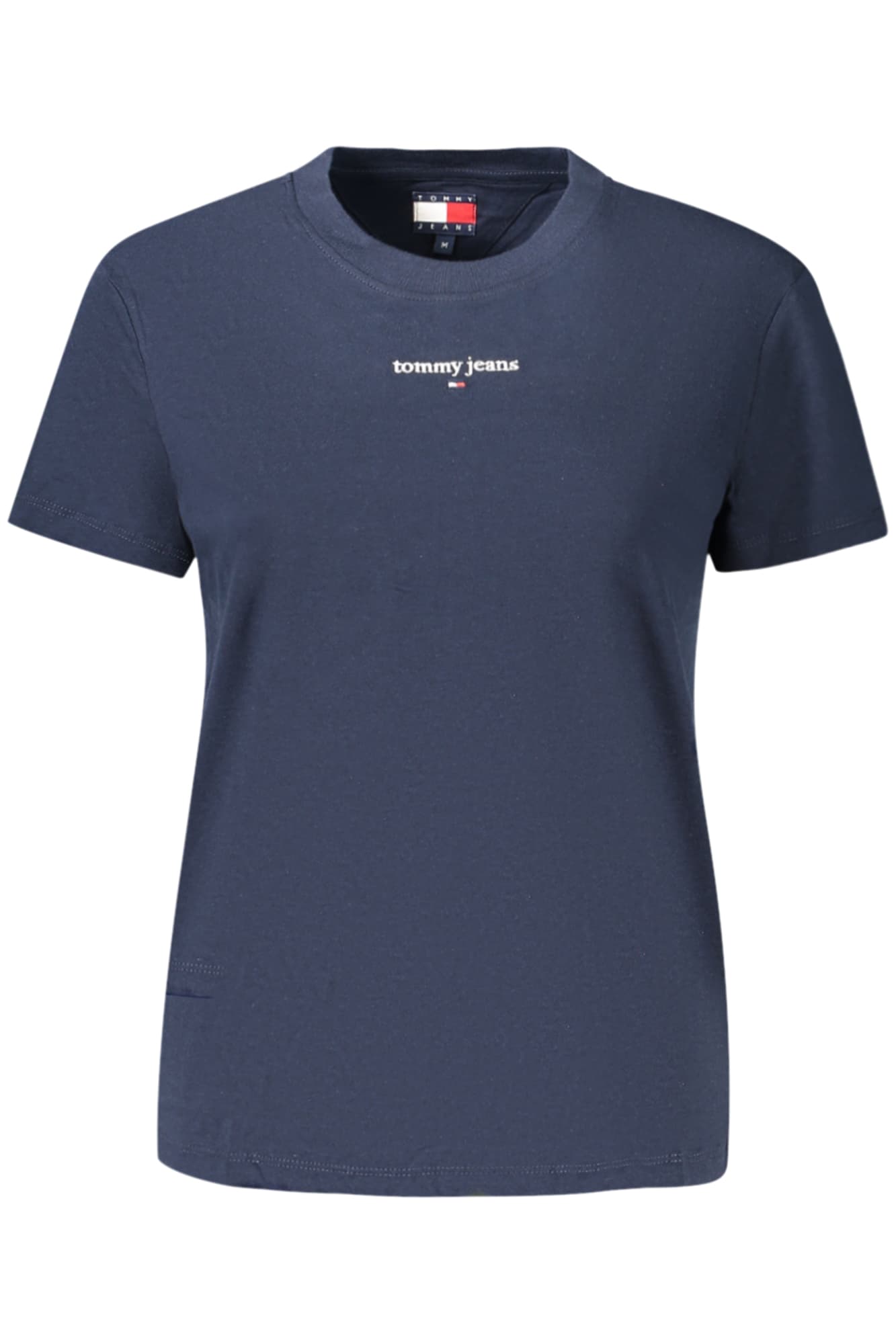 TOMMY HILFIGER T-SHIRT MANICHE CORTE DONNA BLU