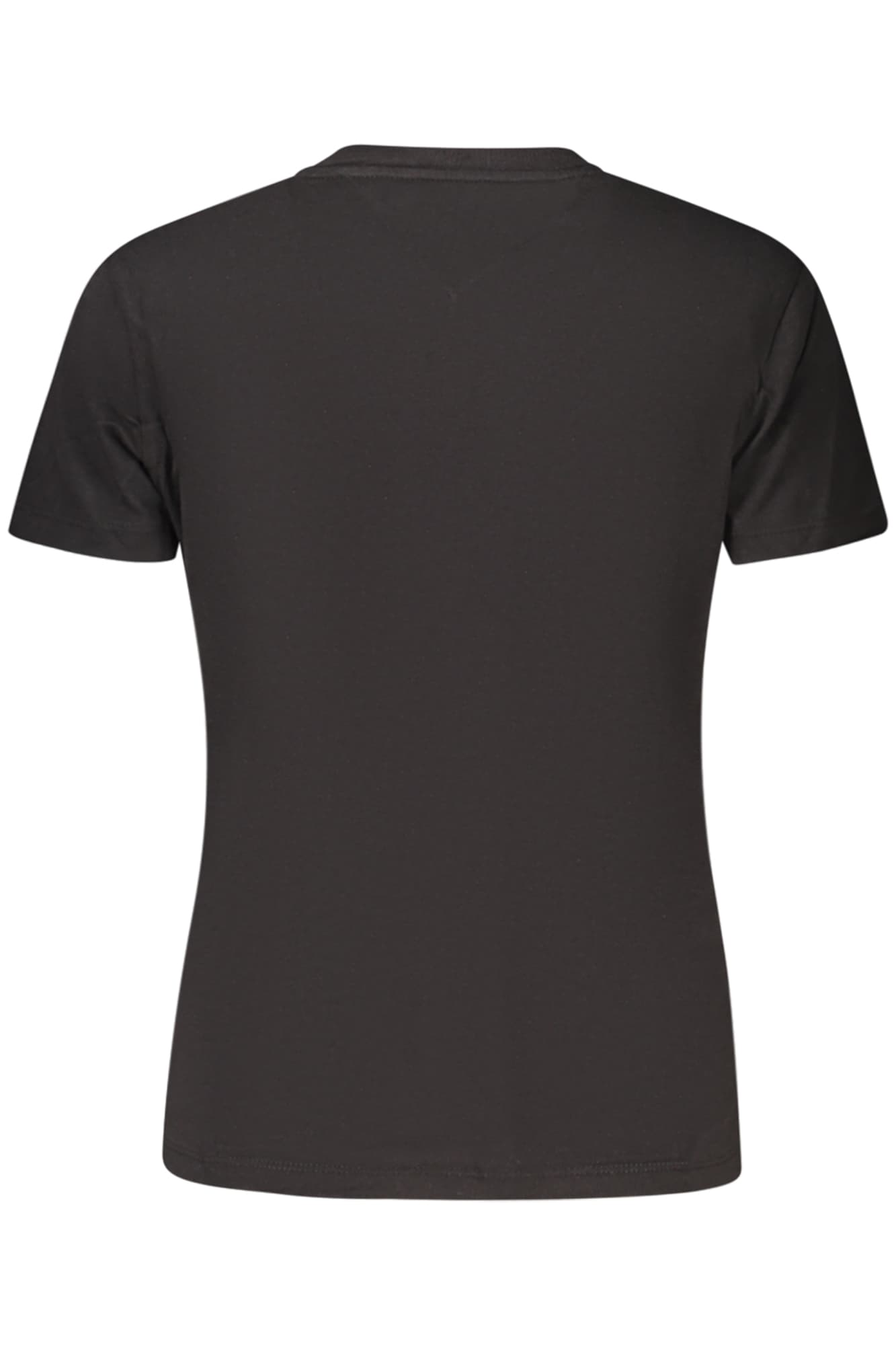 TOMMY HILFIGER T-SHIRT MANICHE CORTE DONNA NERO - Miniatura 2
