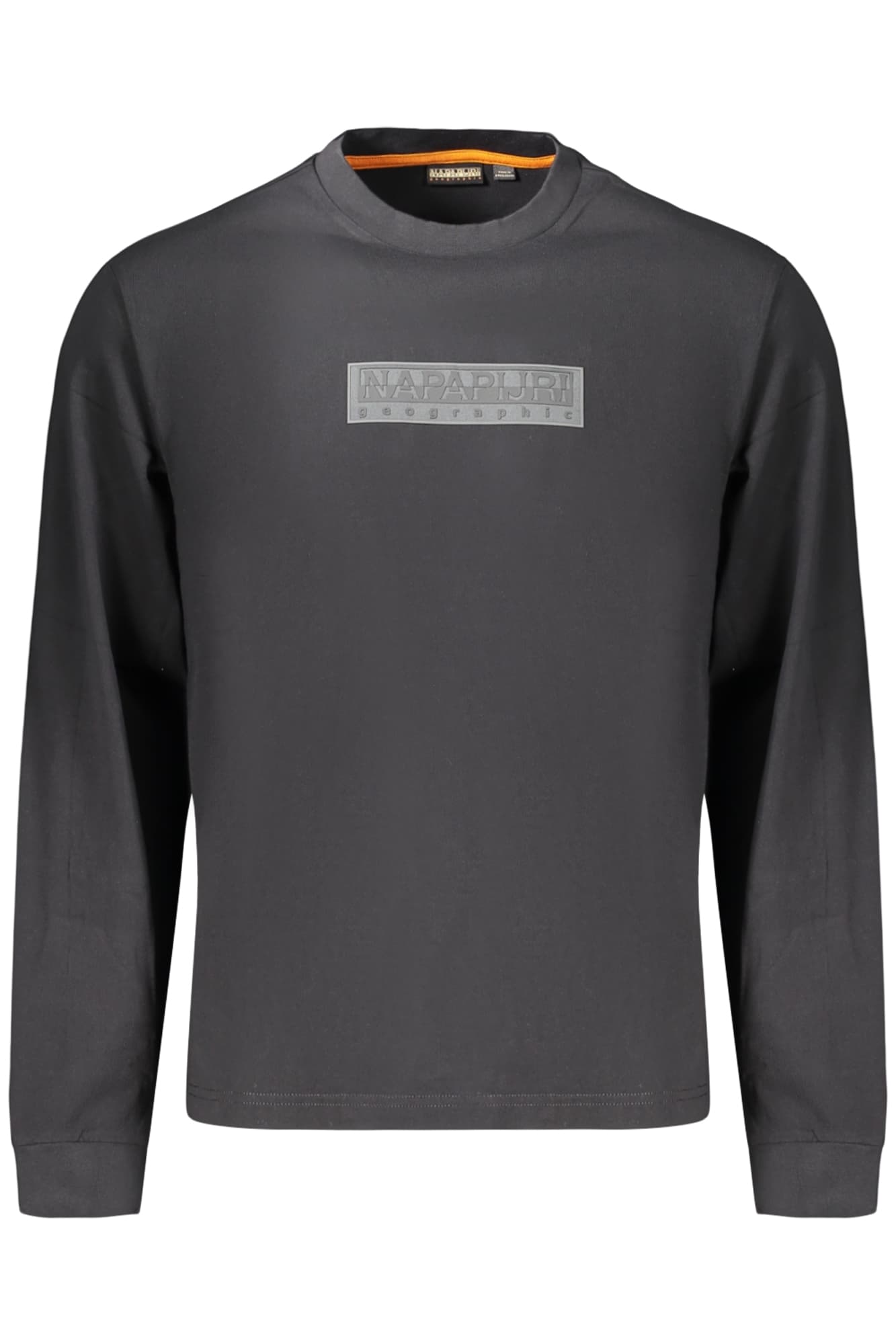 NAPAPIJRI T-SHIRT MANICHE LUNGHE UOMO NERO