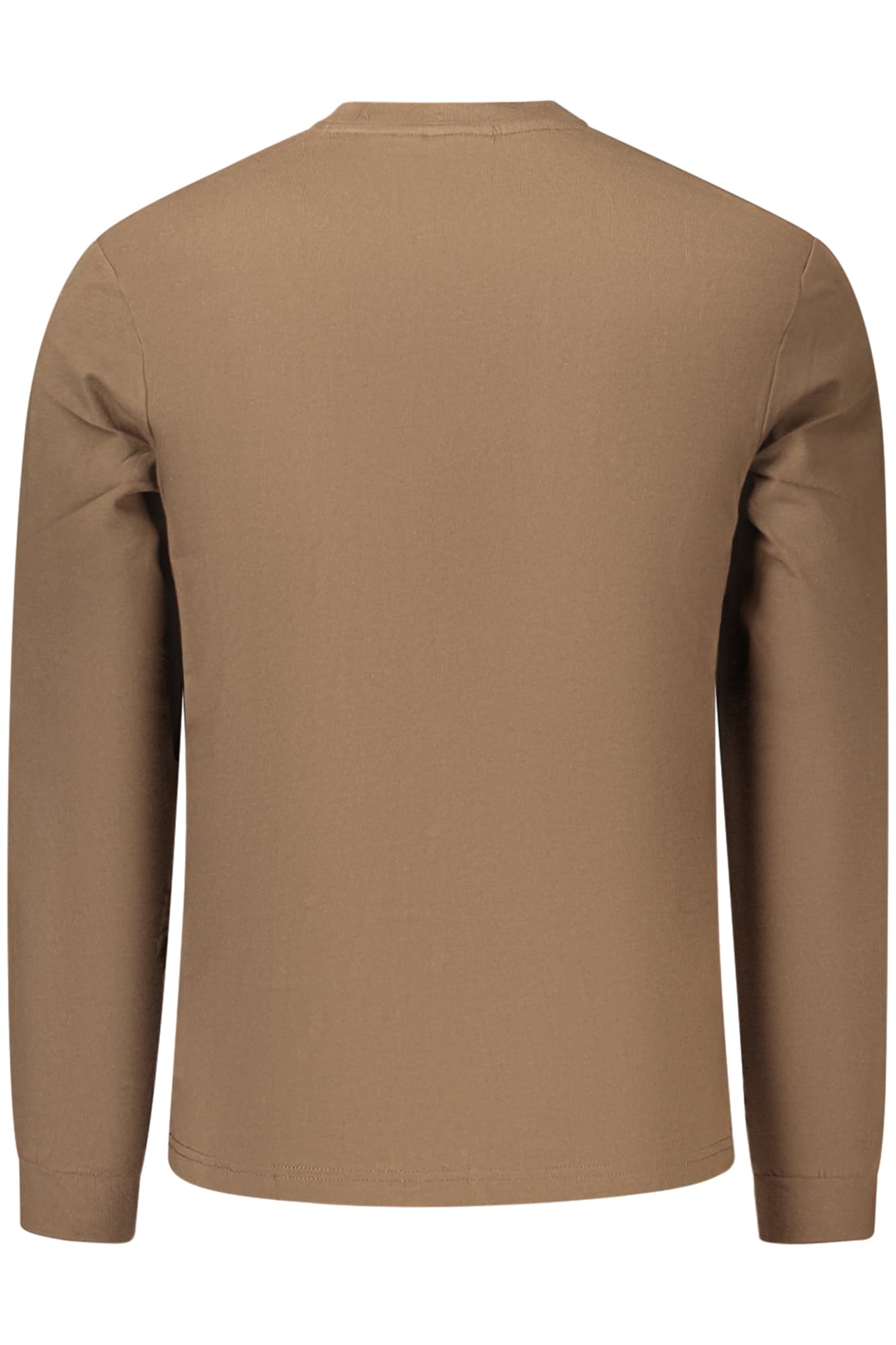NAPAPIJRI T-SHIRT MANICHE LUNGHE UOMO MARRONE - Miniatura 2
