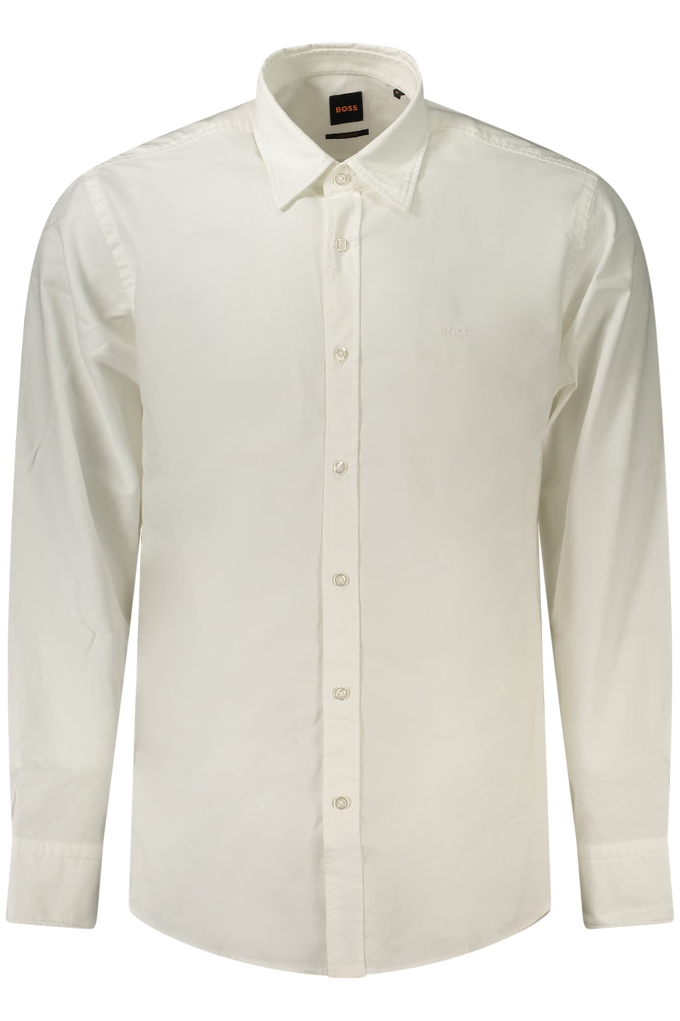 BOSS CAMICIA MANICHE LUNGHE UOMO BIANCO