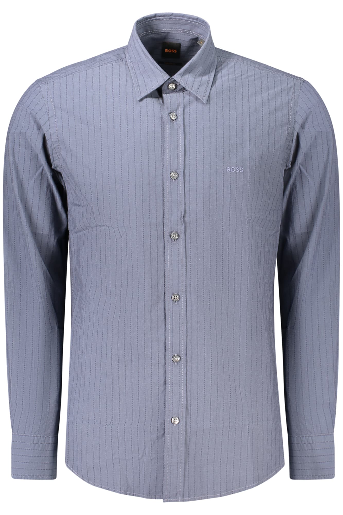 BOSS CAMICIA MANICHE LUNGHE UOMO BLU