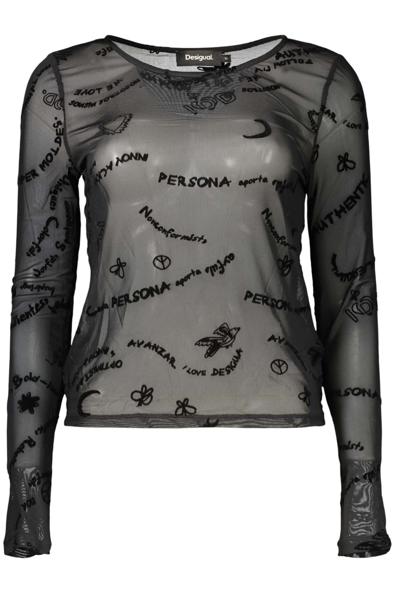 DESIGUAL PANTALONE DONNA NERO - Miniatura 3