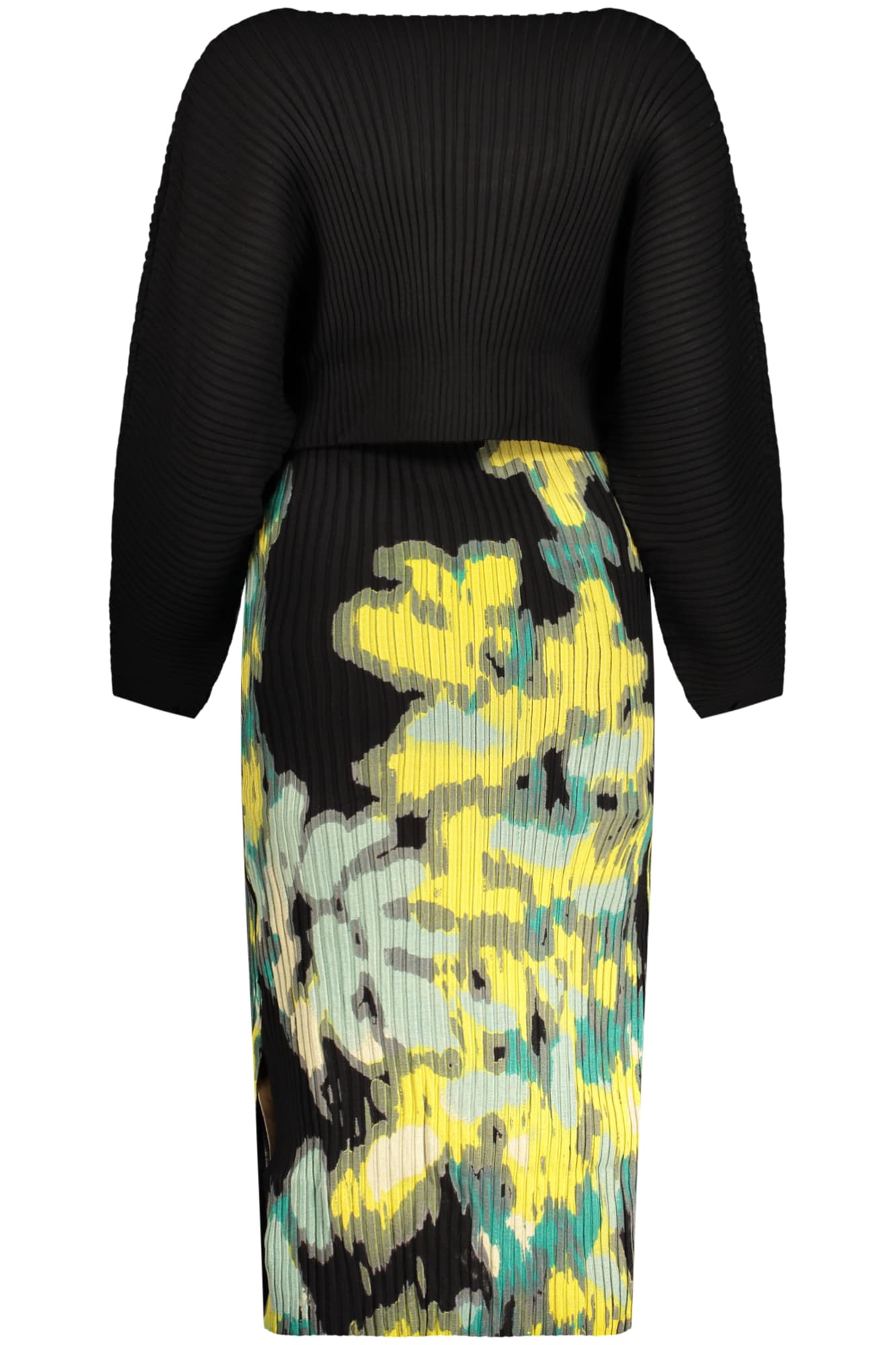 DESIGUAL ABITO LUNGO DONNA NERO - Miniatura 2