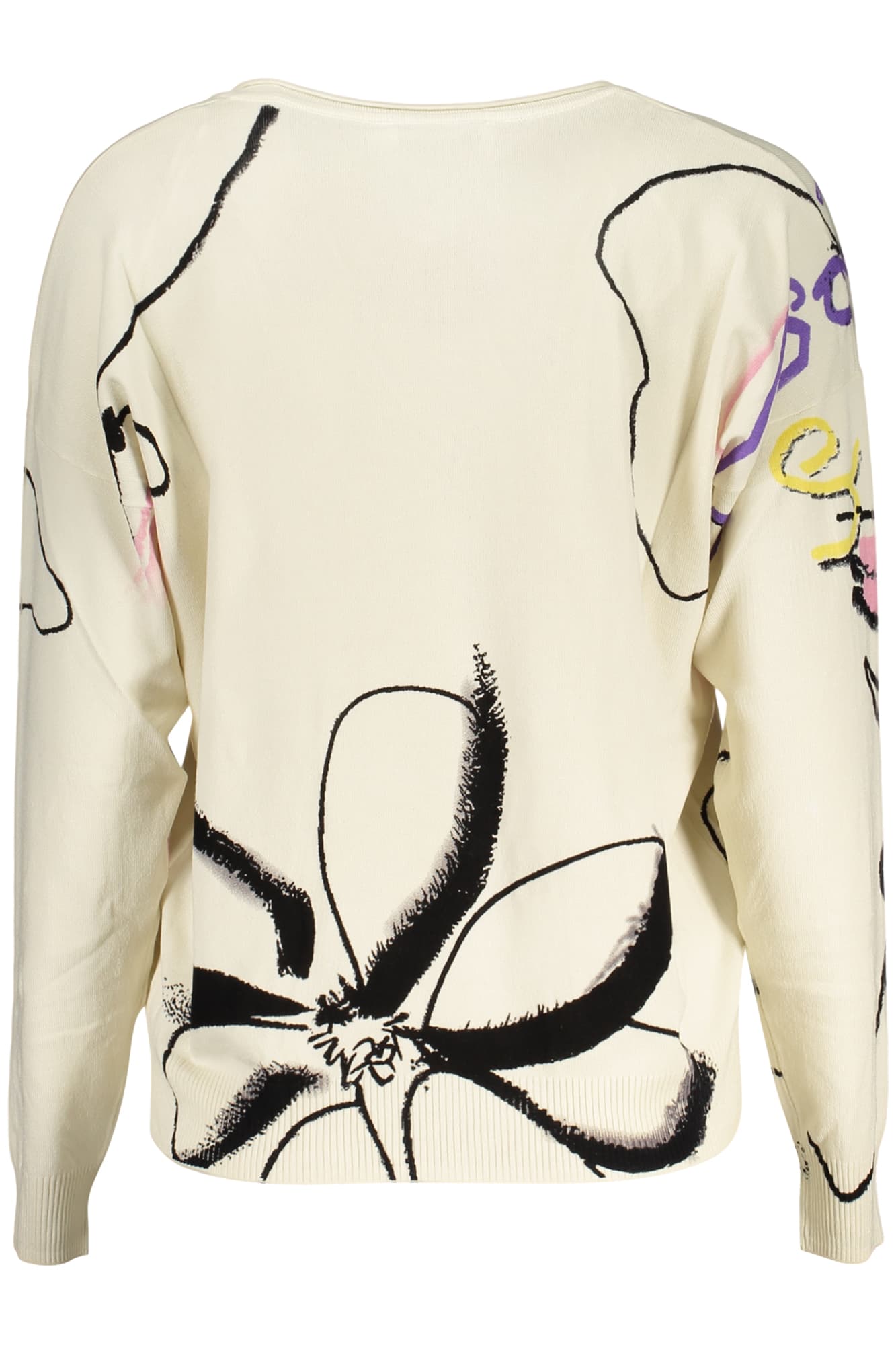 DESIGUAL MAGLIA DONNA BIANCO - Miniatura 2