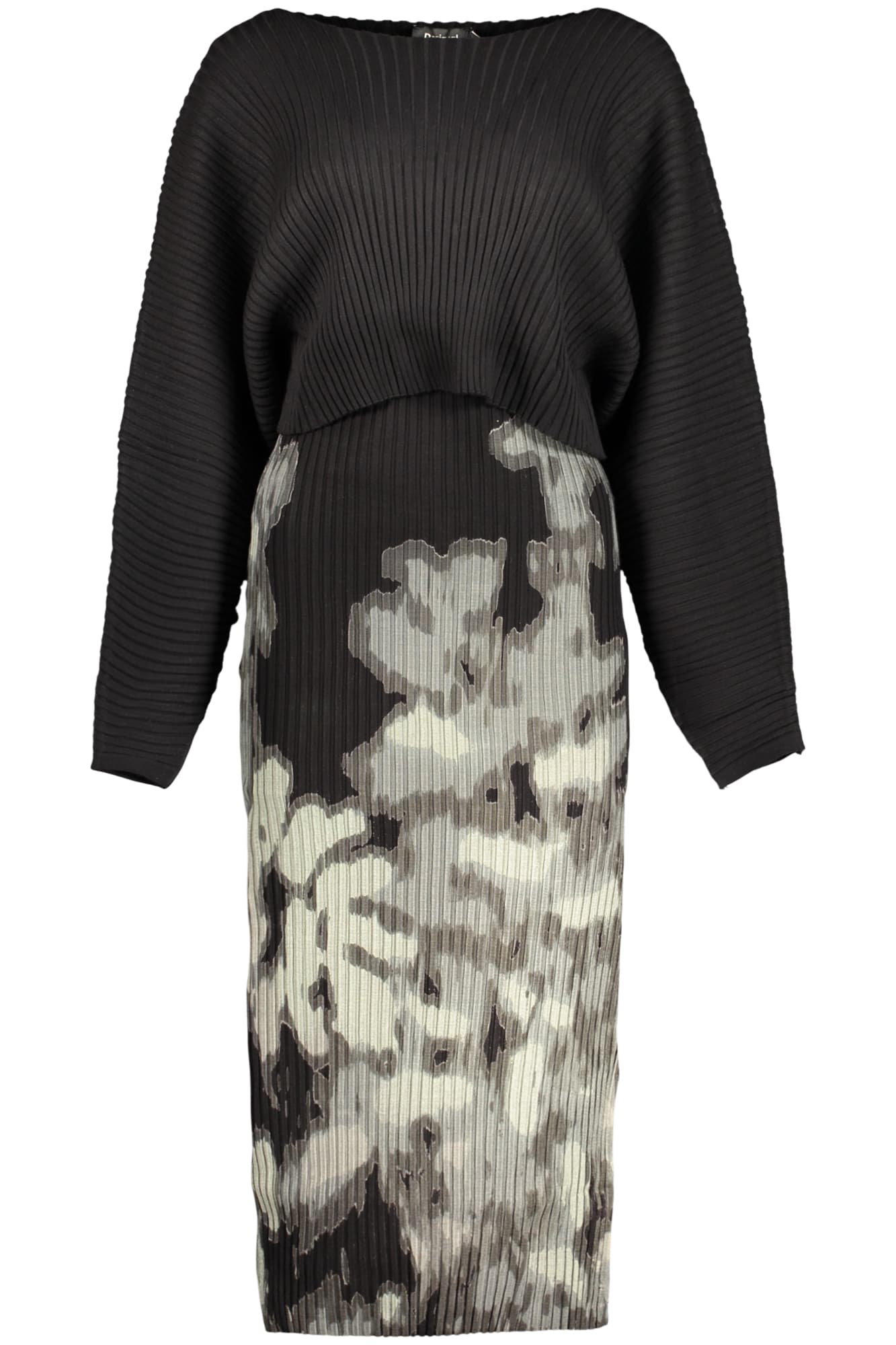 DESIGUAL ABITO LUNGO DONNA NERO