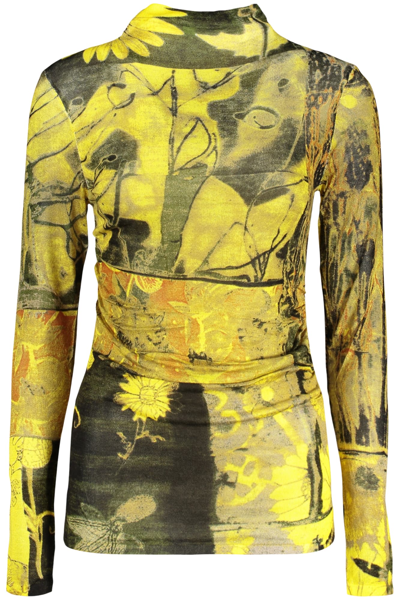 DESIGUAL MAGLIA DONNA GIALLO