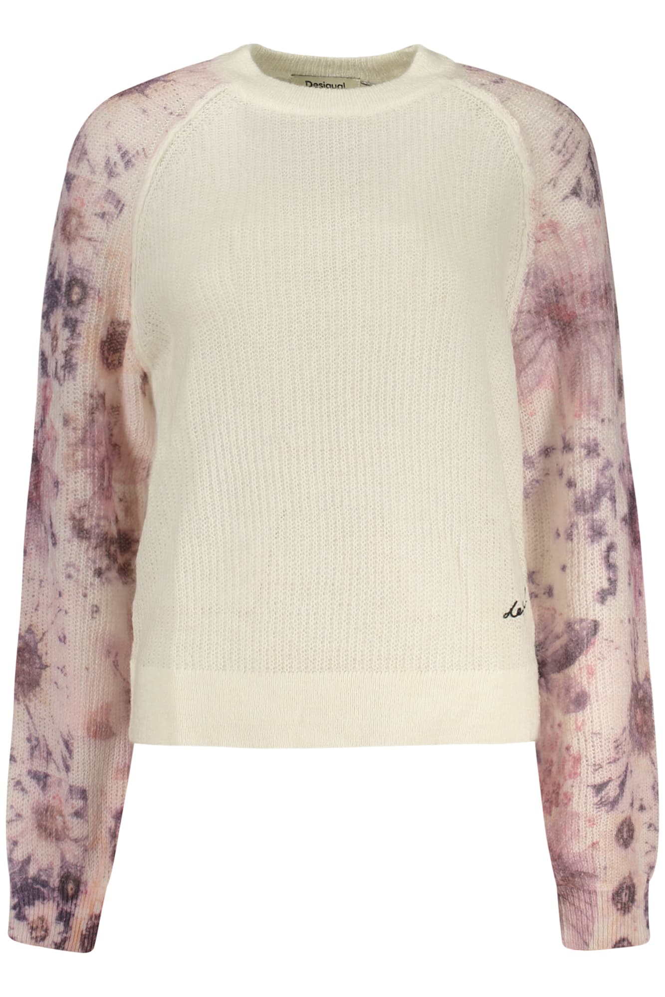 DESIGUAL MAGLIA DONNA BIANCO