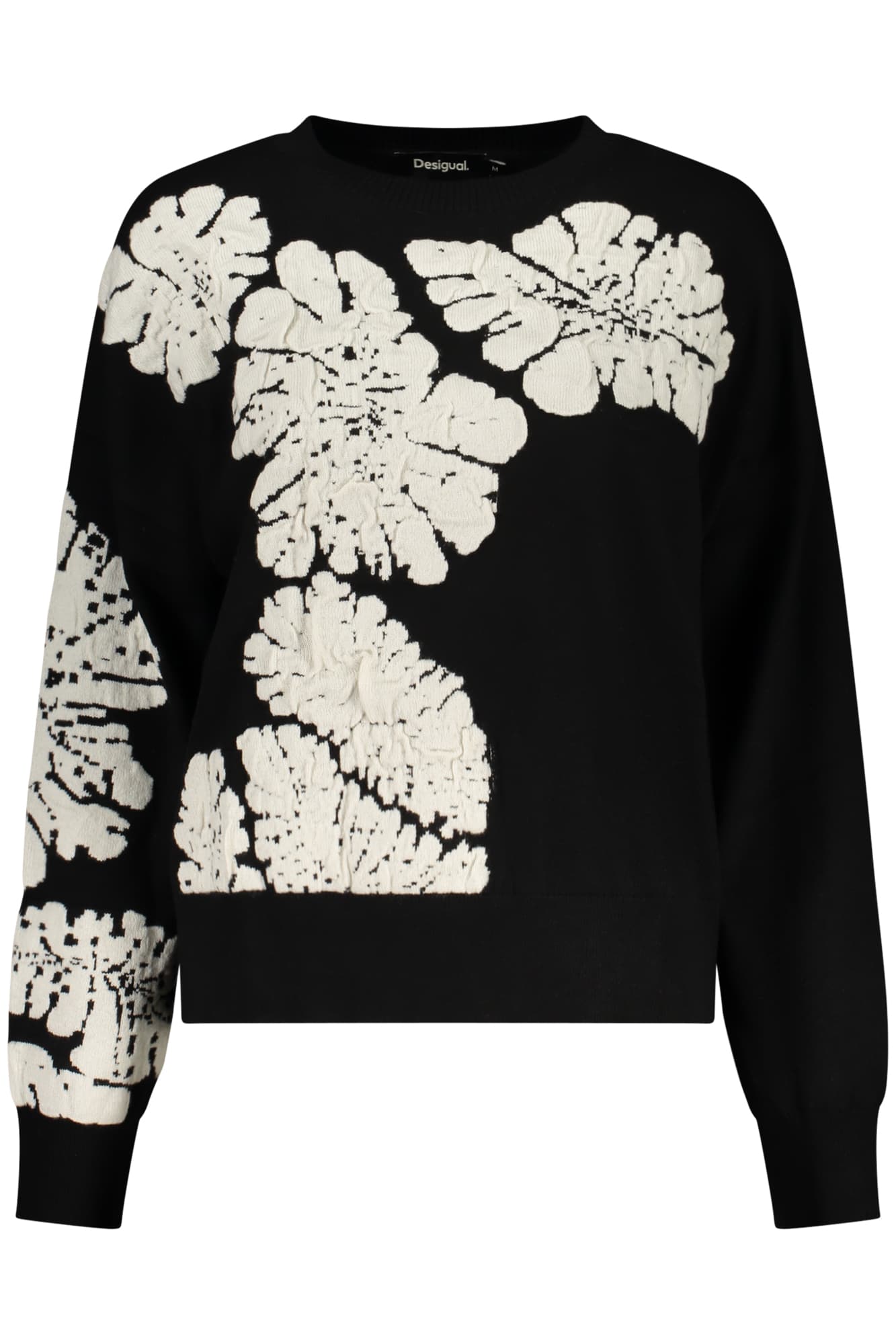 DESIGUAL MAGLIA DONNA NERO