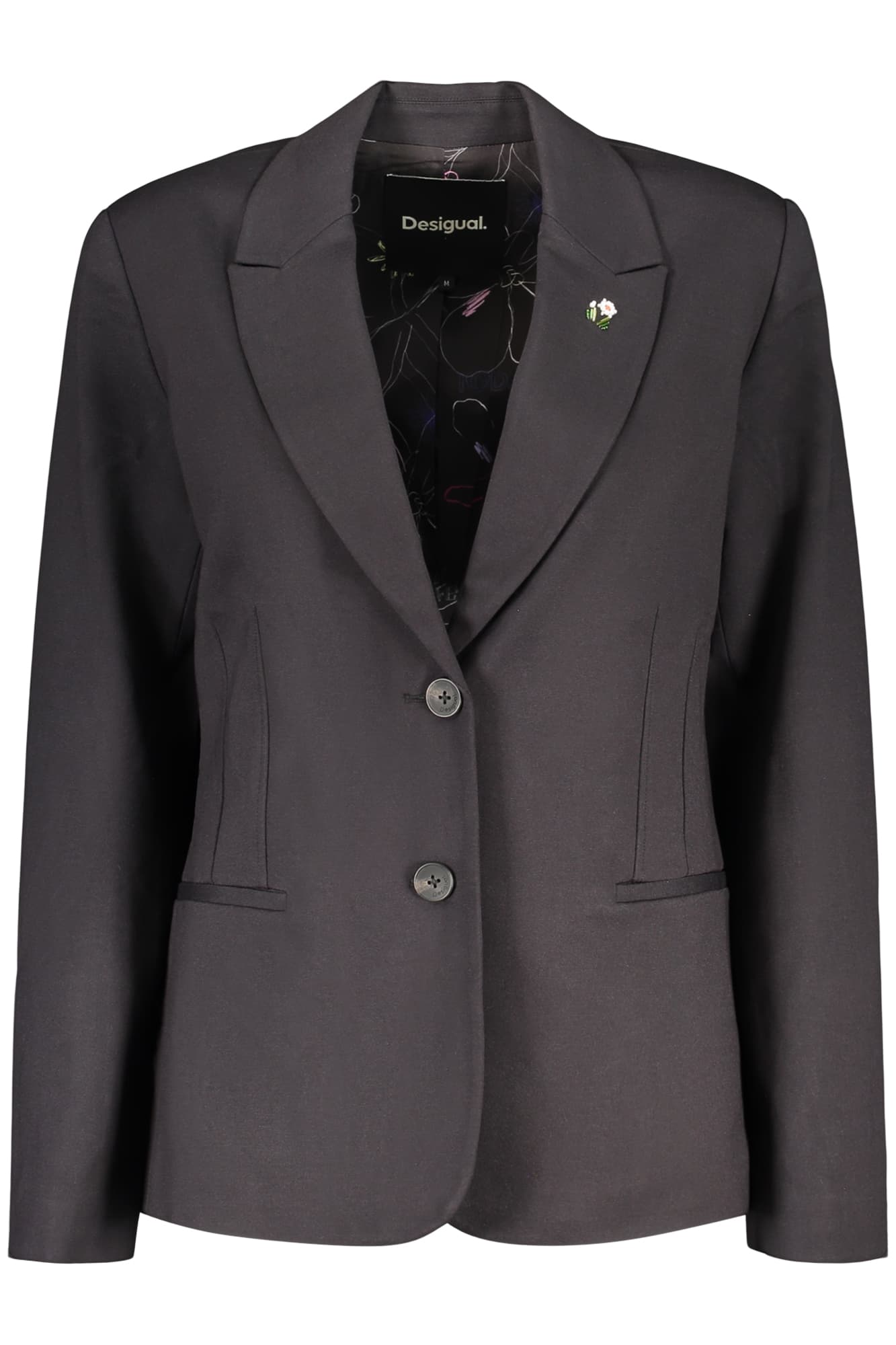 DESIGUAL GIACCA CLASSICA DONNA NERO