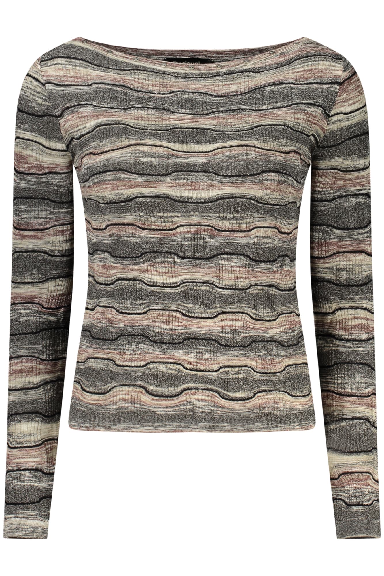 DESIGUAL MAGLIA DONNA NERO