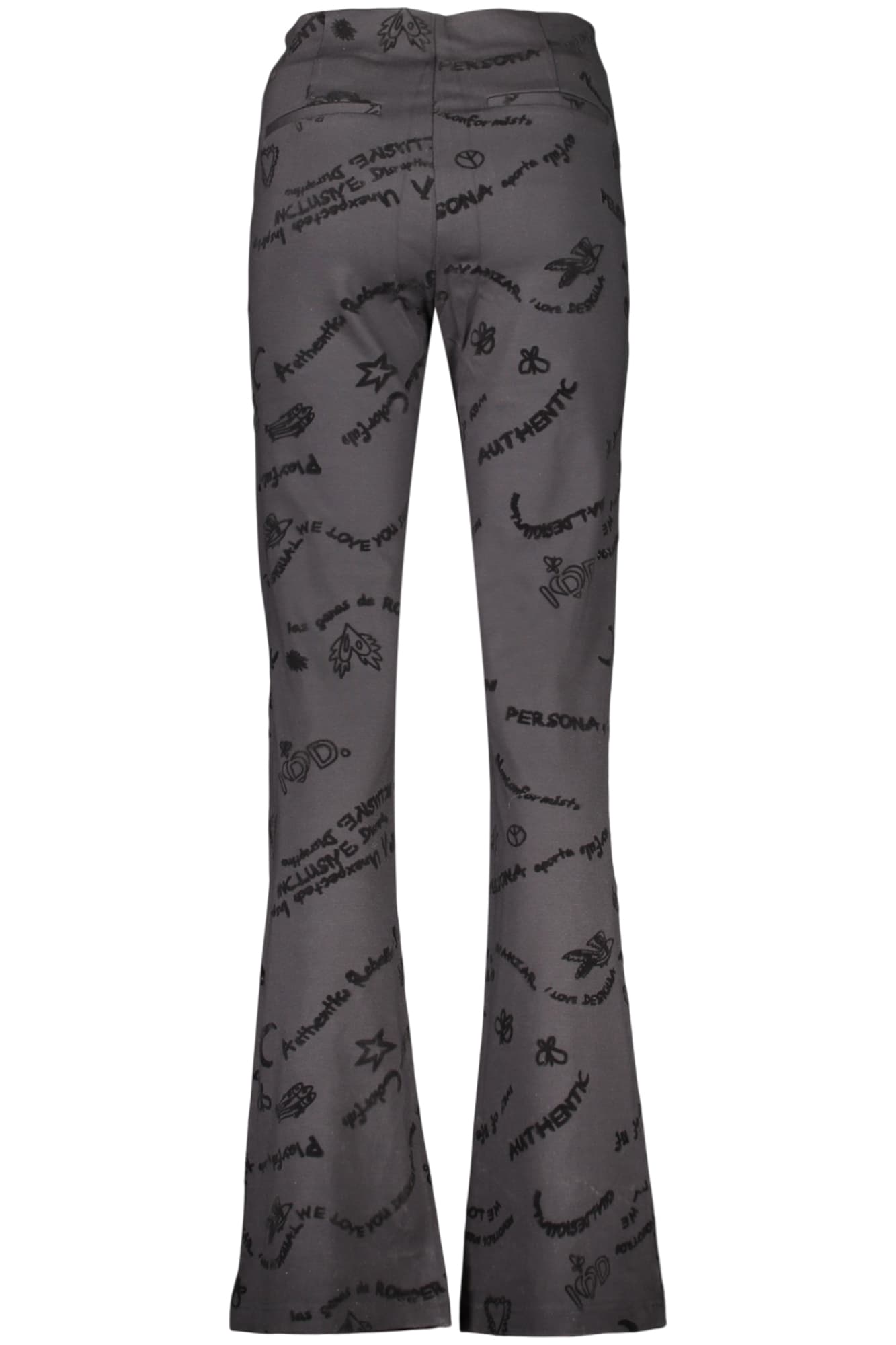 DESIGUAL PANTALONE DONNA NERO - Miniatura 2