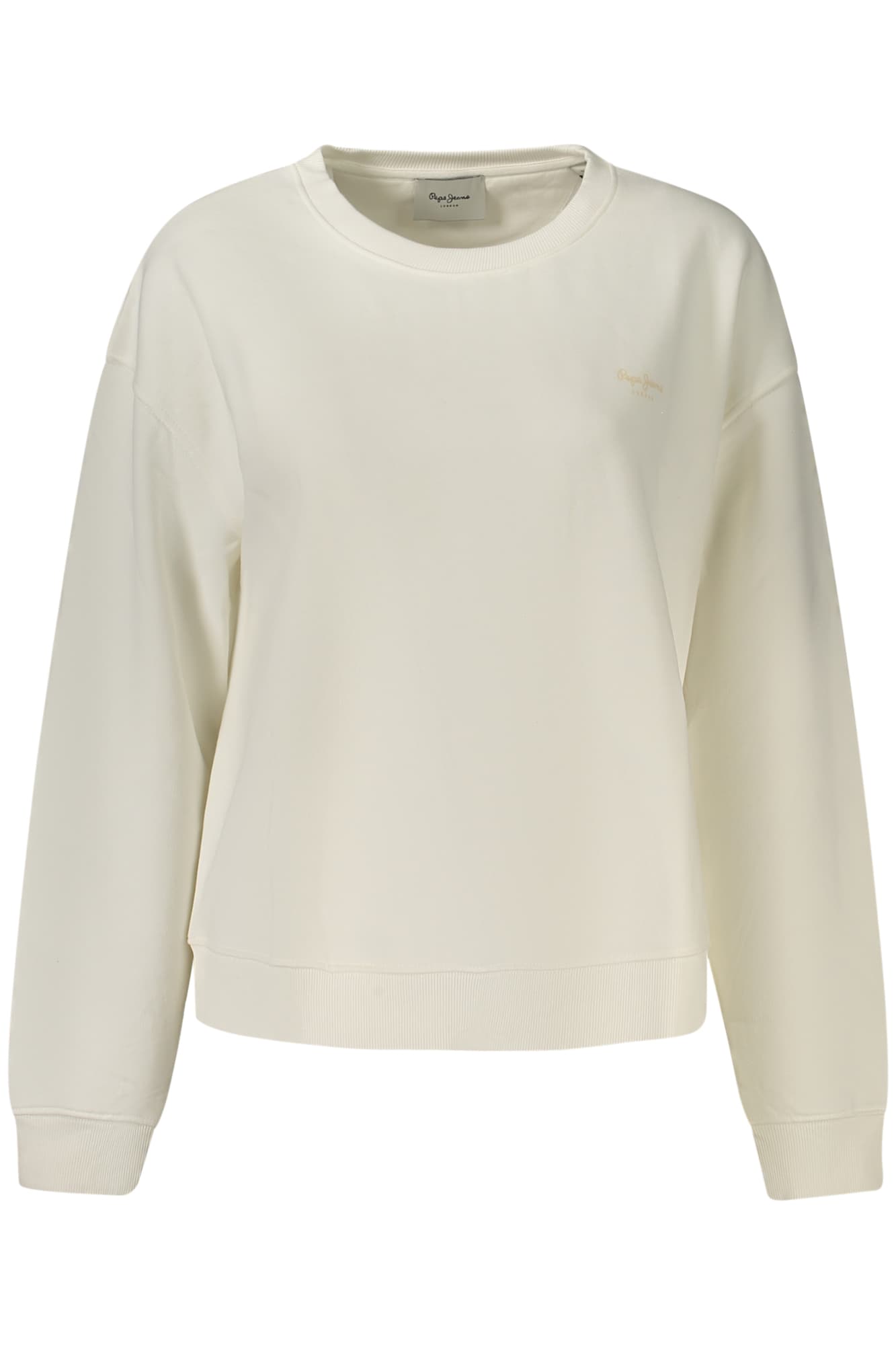 PEPE JEANS FELPA SENZA ZIP DONNA BIANCO