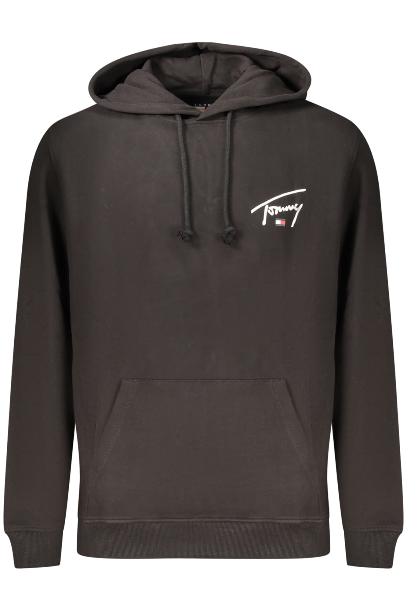TOMMY HILFIGER FELPA SENZA ZIP UOMO NERO