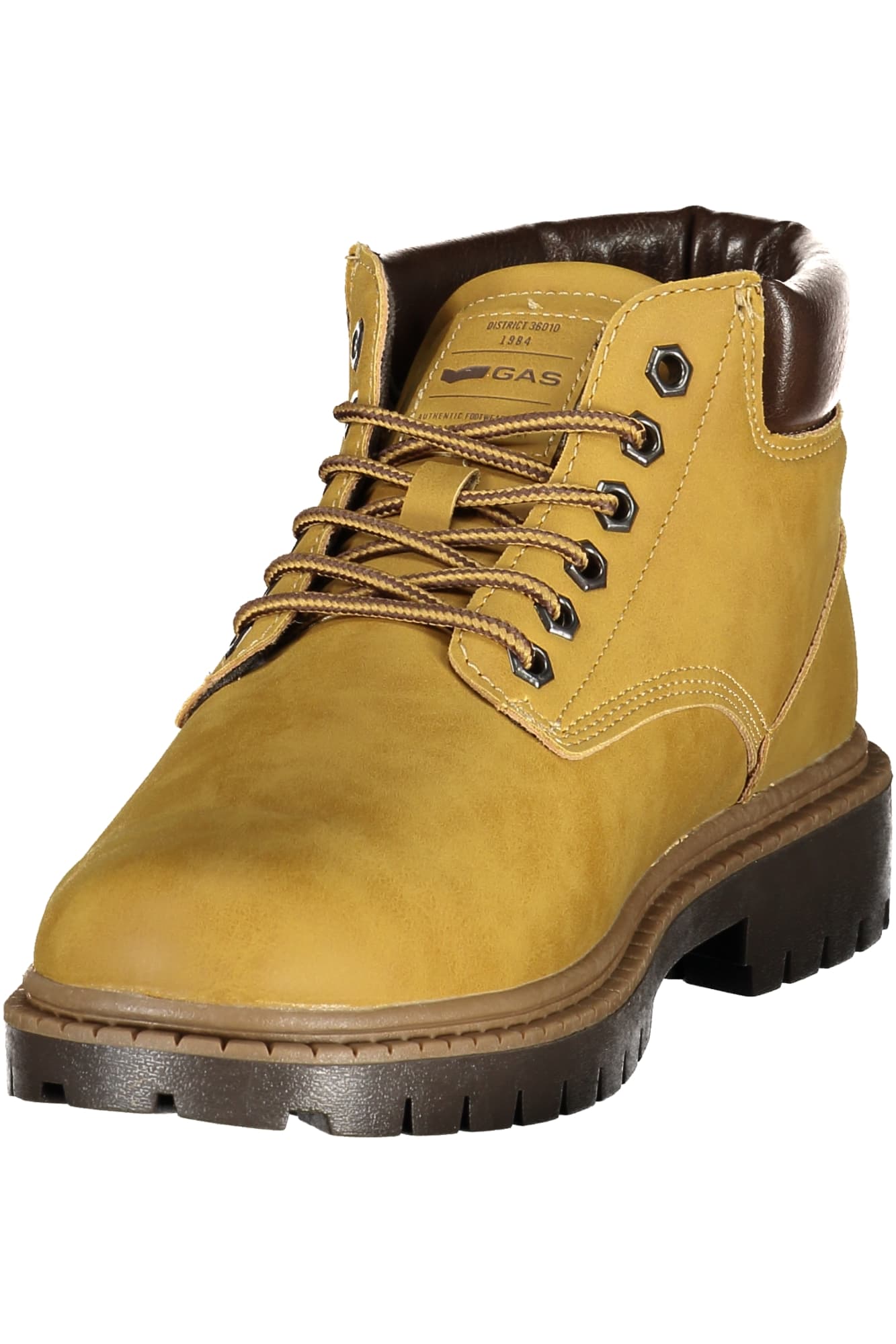 GAS CALZATURA STIVALE UOMO GIALLO - Miniatura 3
