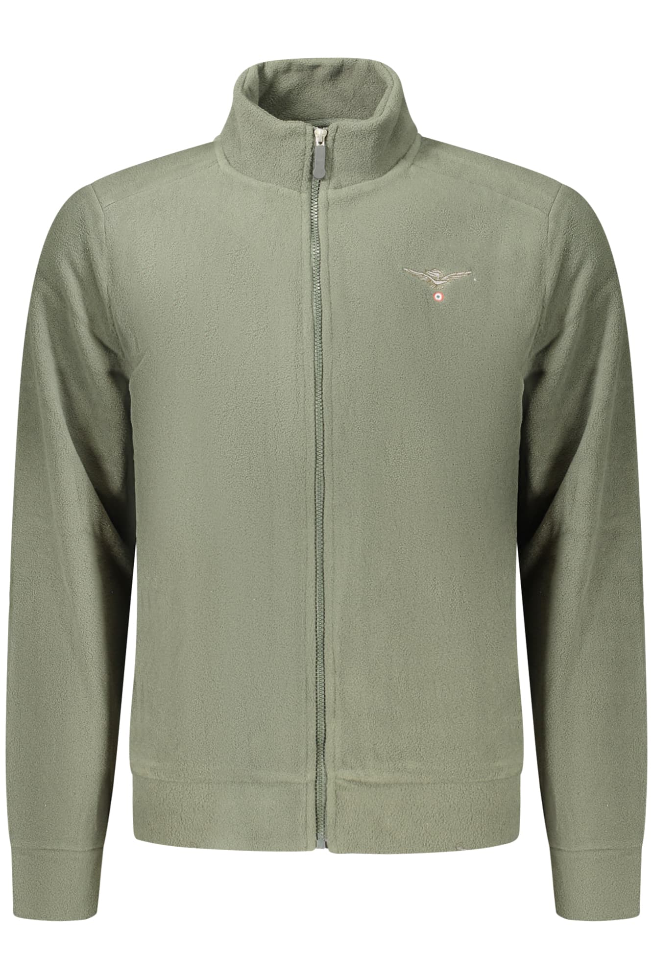 ACCADEMIA MILITARE FELPA CON ZIP UOMO VERDE