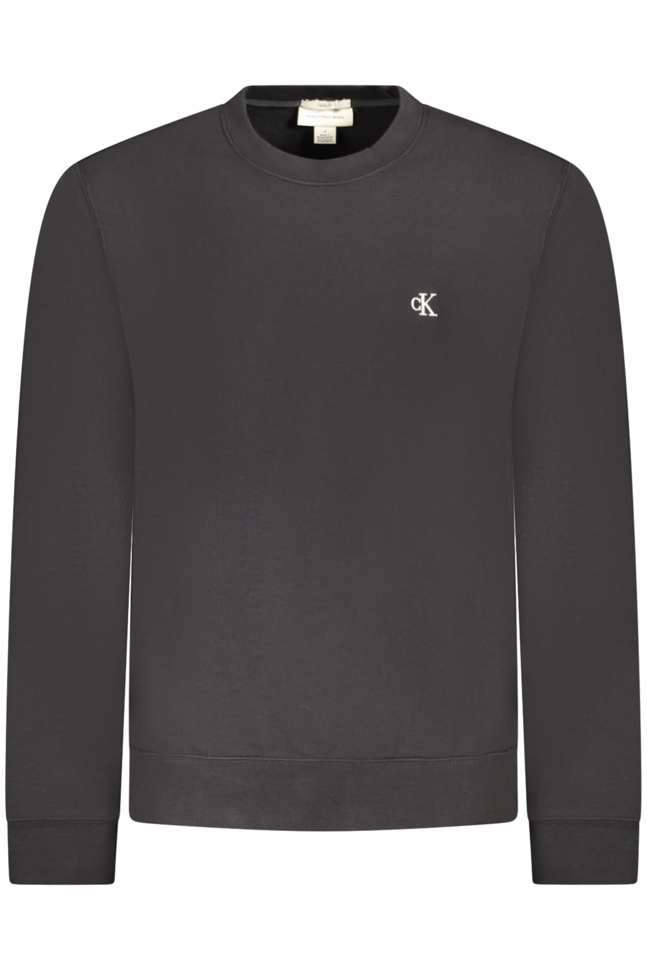 CALVIN KLEIN FELPA SENZA ZIP UOMO NERO