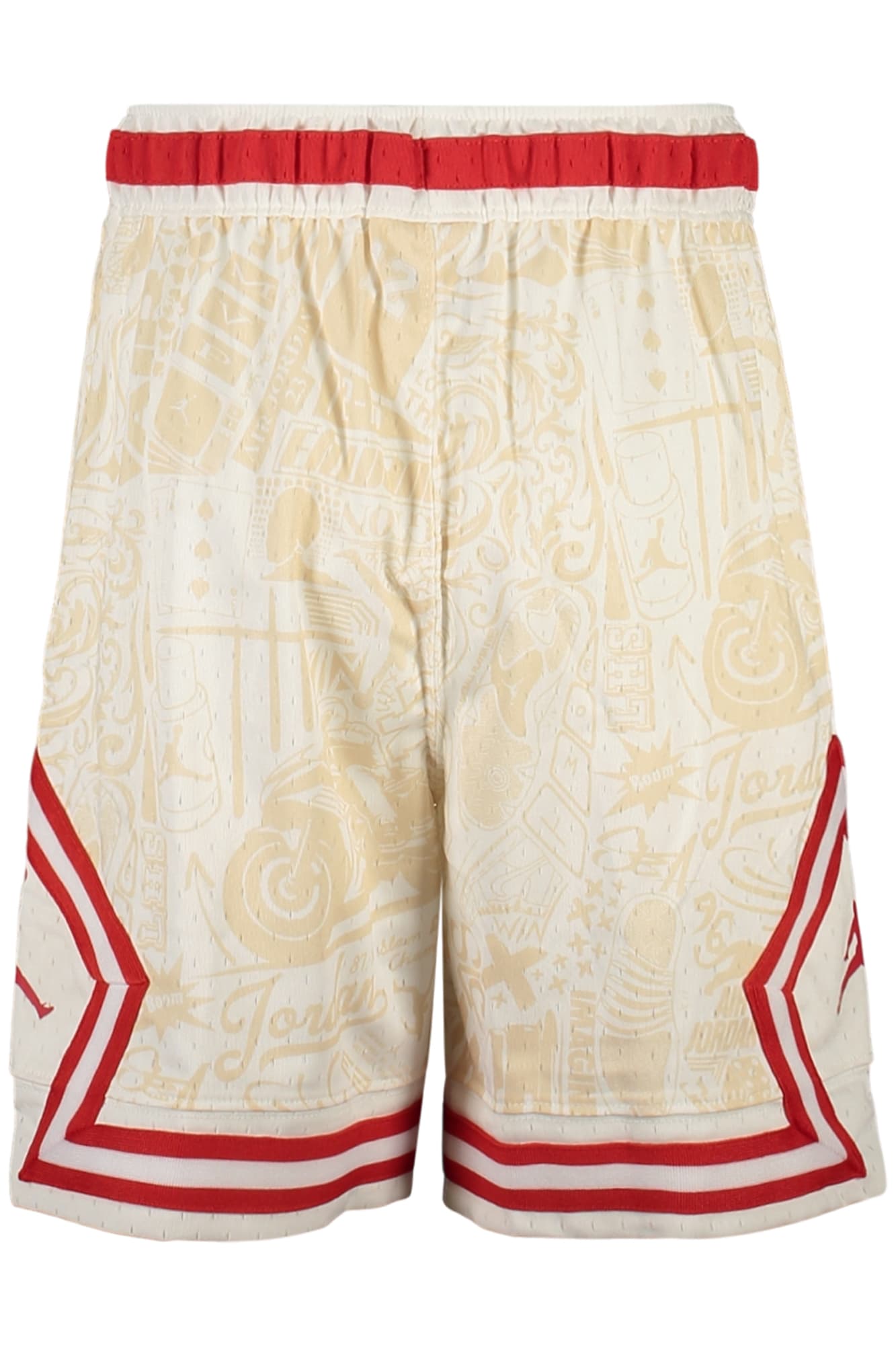 JORDAN PANTALONE SHORT BAMBINO BIANCO - Miniatura 2