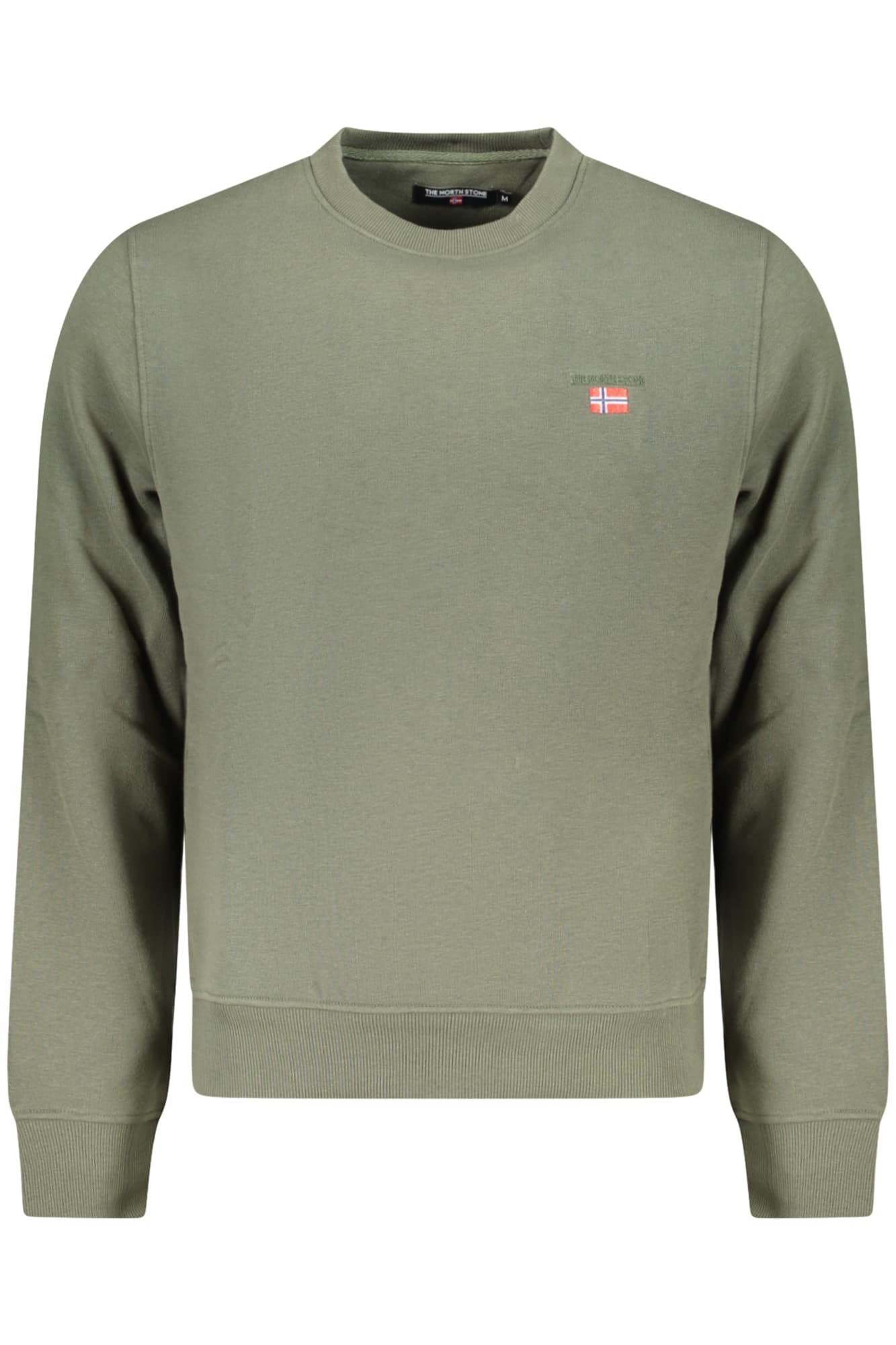 THE NORTH STONE FELPA SENZA ZIP UOMO VERDE
