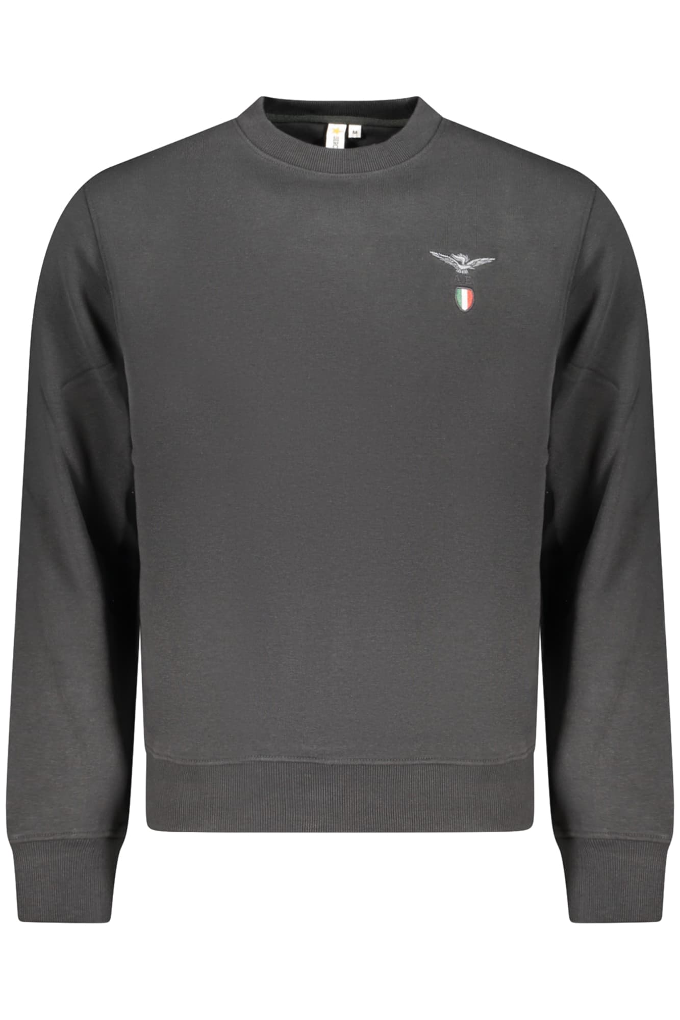 ACCADEMIA MILITARE FELPA SENZA ZIP UOMO NERO
