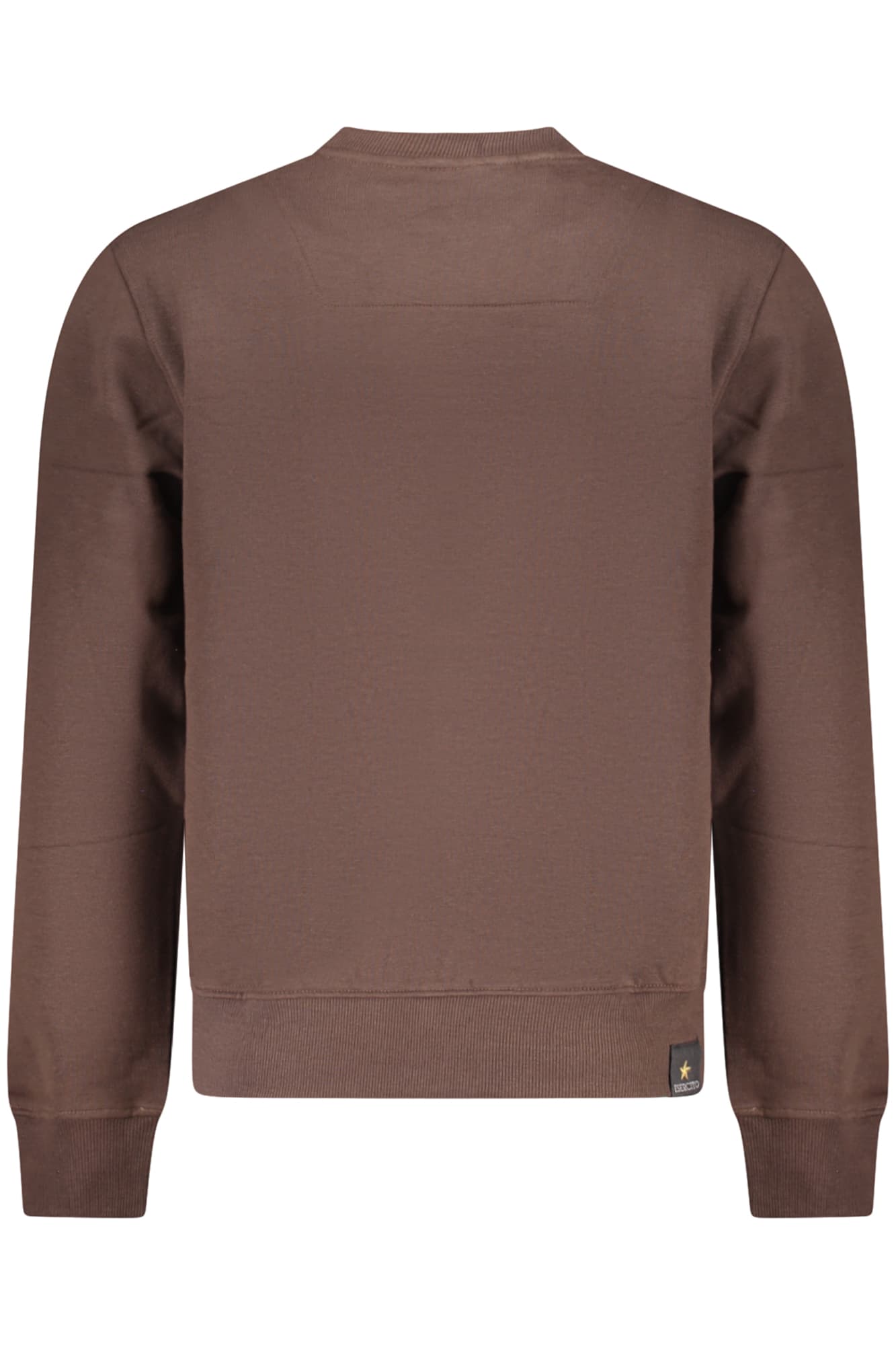 ACCADEMIA MILITARE FELPA SENZA ZIP UOMO MARRONE - Miniatura 2