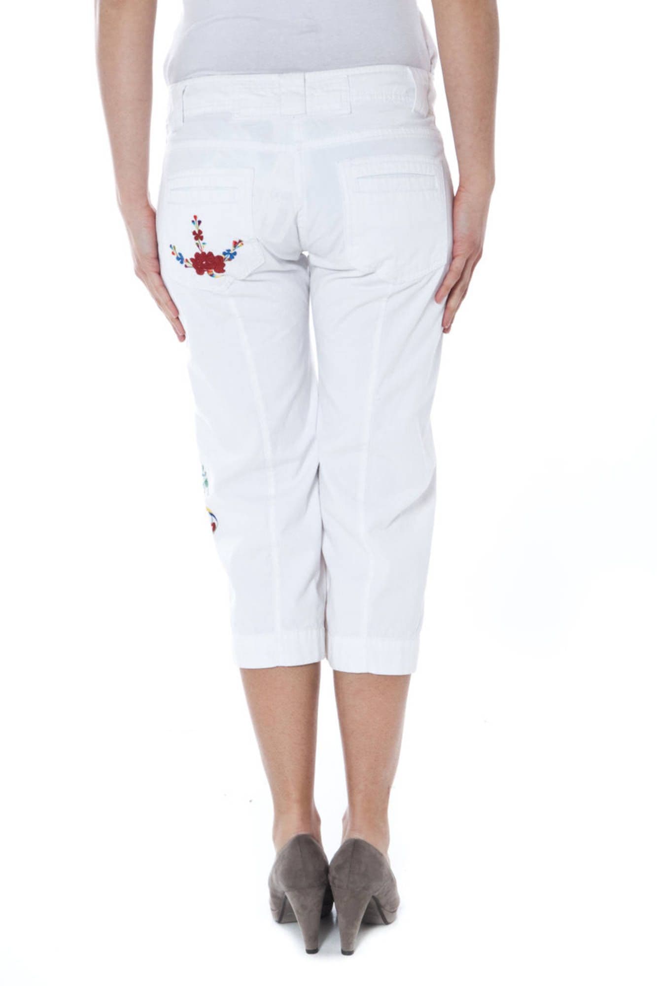 DATCH PANTALONE BERMUDA UOMO BIANCO - Miniatura 2