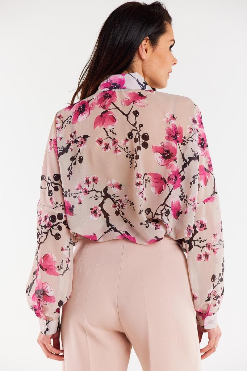 Camicia a manica lunga  model 196619 awama - Miniatura 3