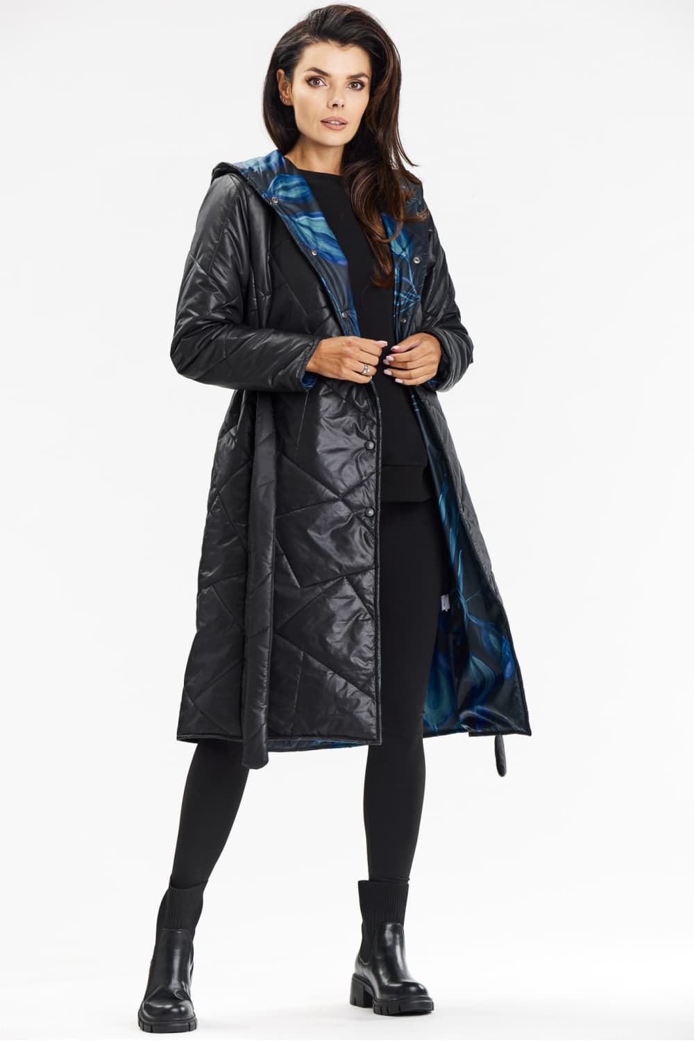 Cappotto model 200547 awama - Miniatura 2