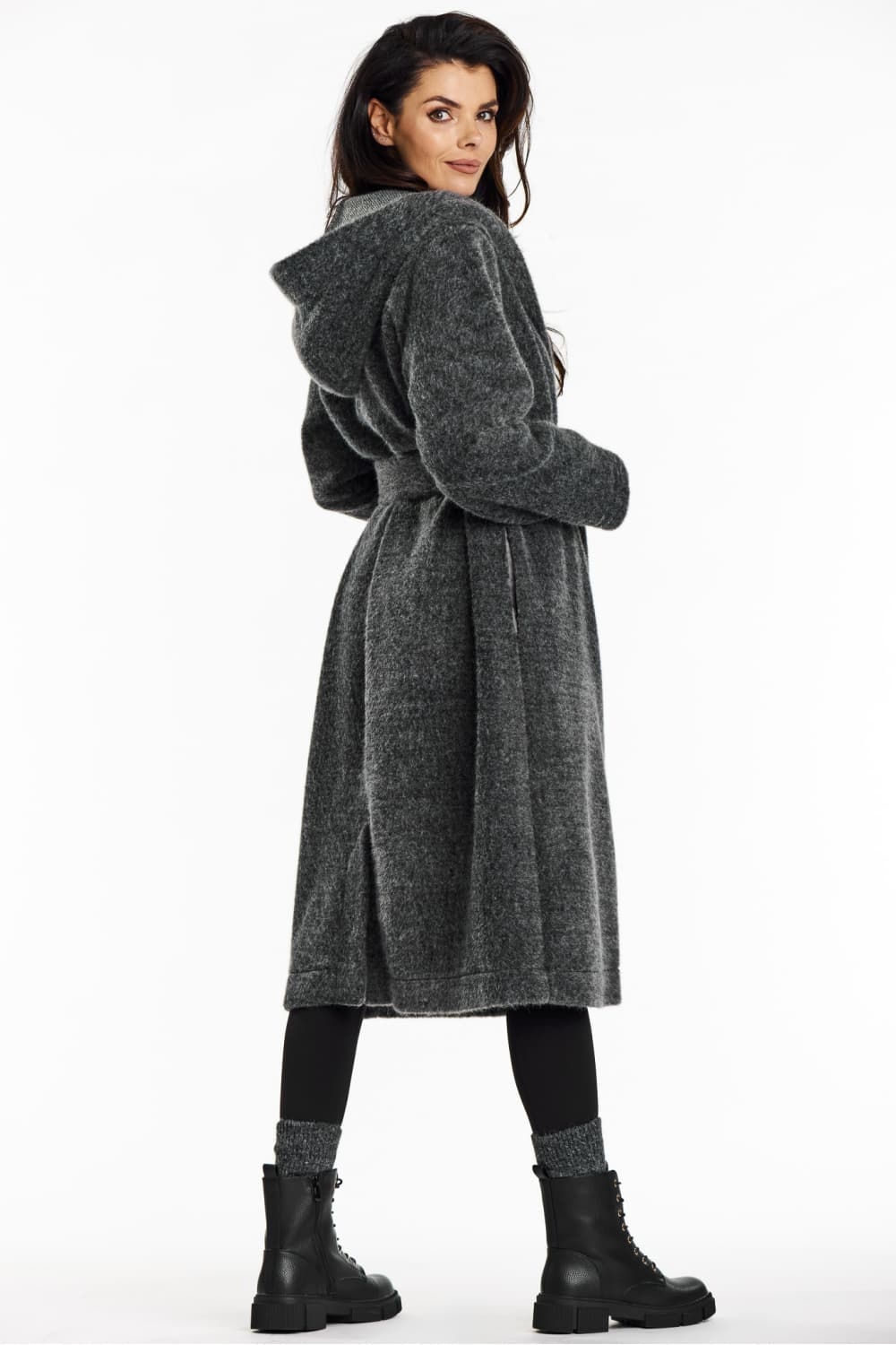 Cappotto model 200554 awama - Miniatura 3