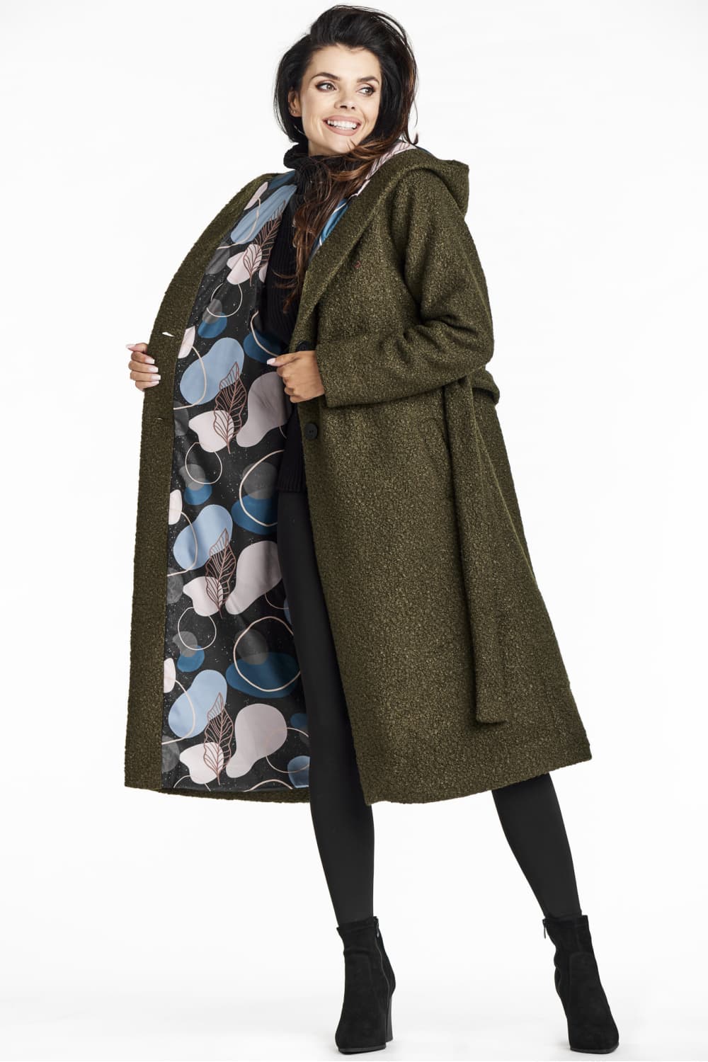 Cappotto model 200558 awama - Miniatura 2