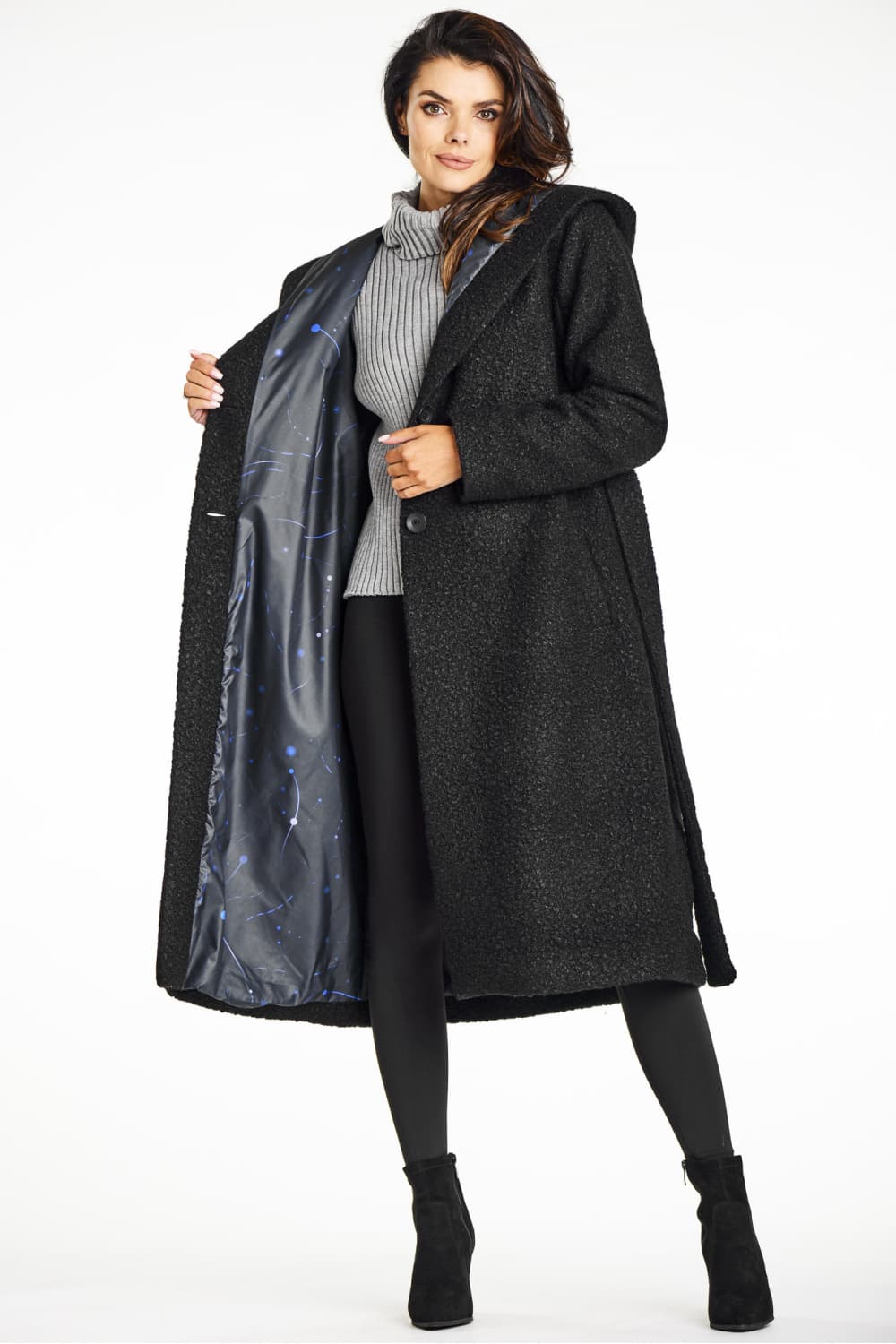 Cappotto model 200559 awama - Miniatura 2