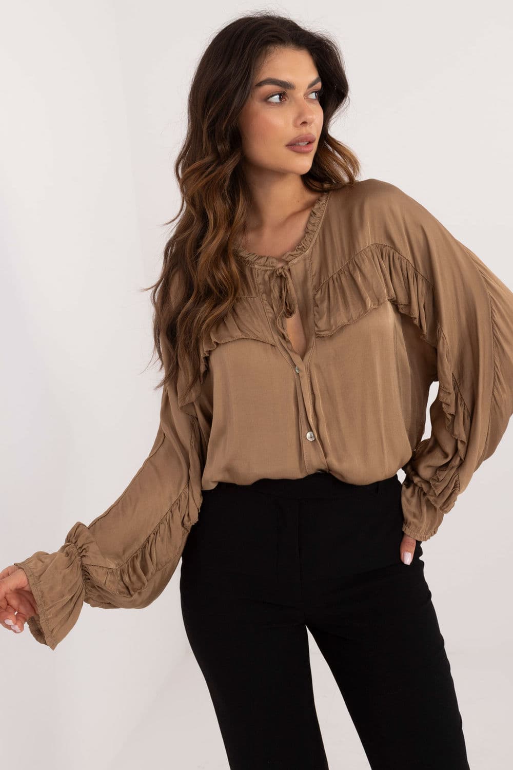 Camicia a manica lunga  model 201354 Och Bella