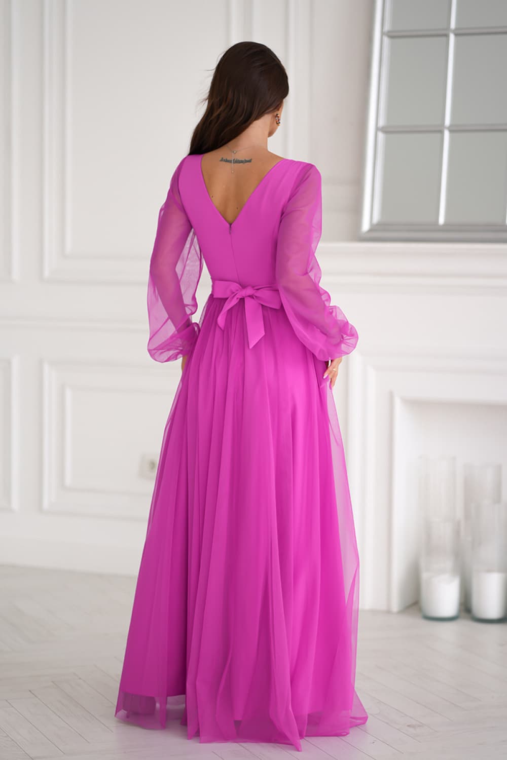 Vestito lungo model 202459 Bicotone - Miniatura 3