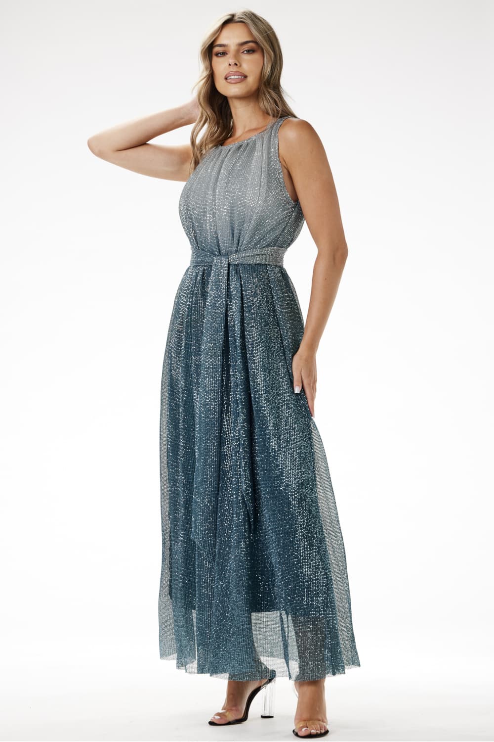 Vestito lungo model 204241 awama - Miniatura 4