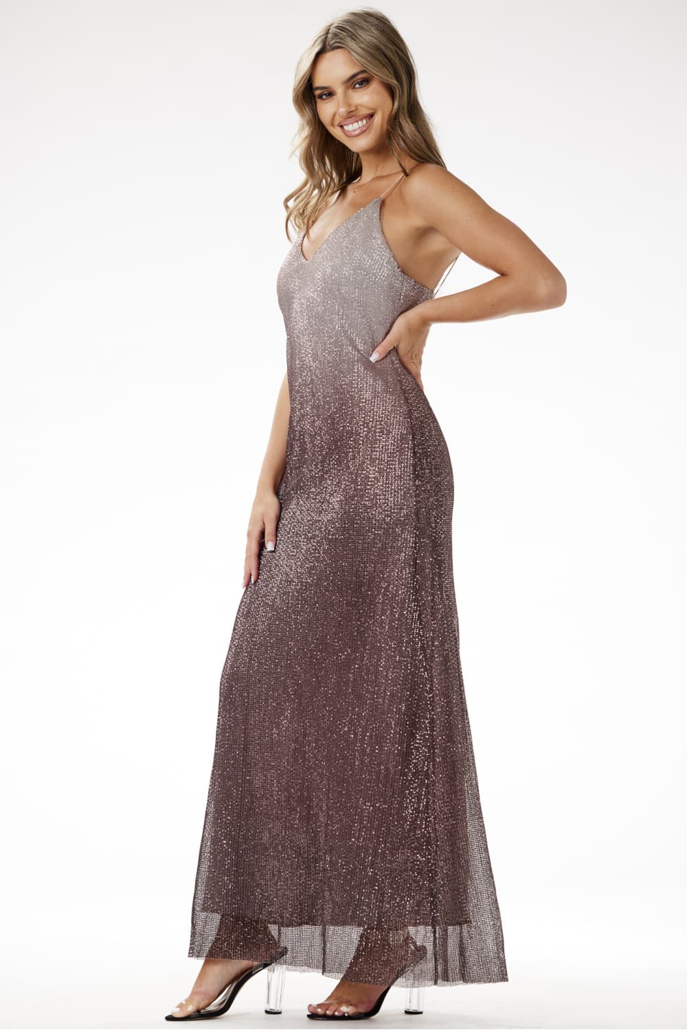 Vestito lungo model 204246 awama - Miniatura 2